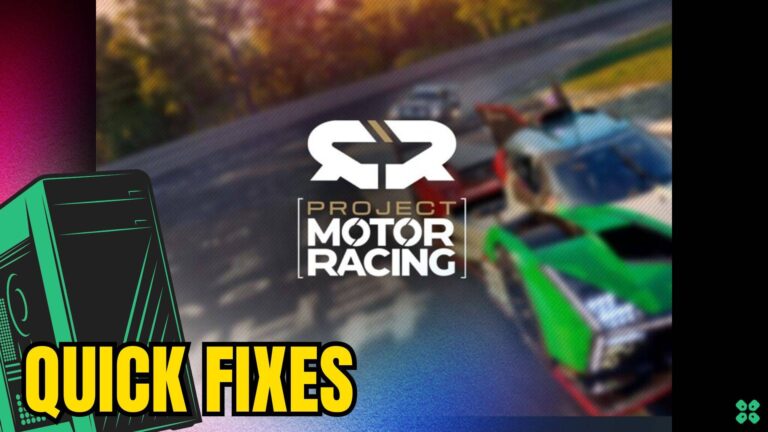 Artwork of ProjectMotorRacing and its fix of crashing by TCG