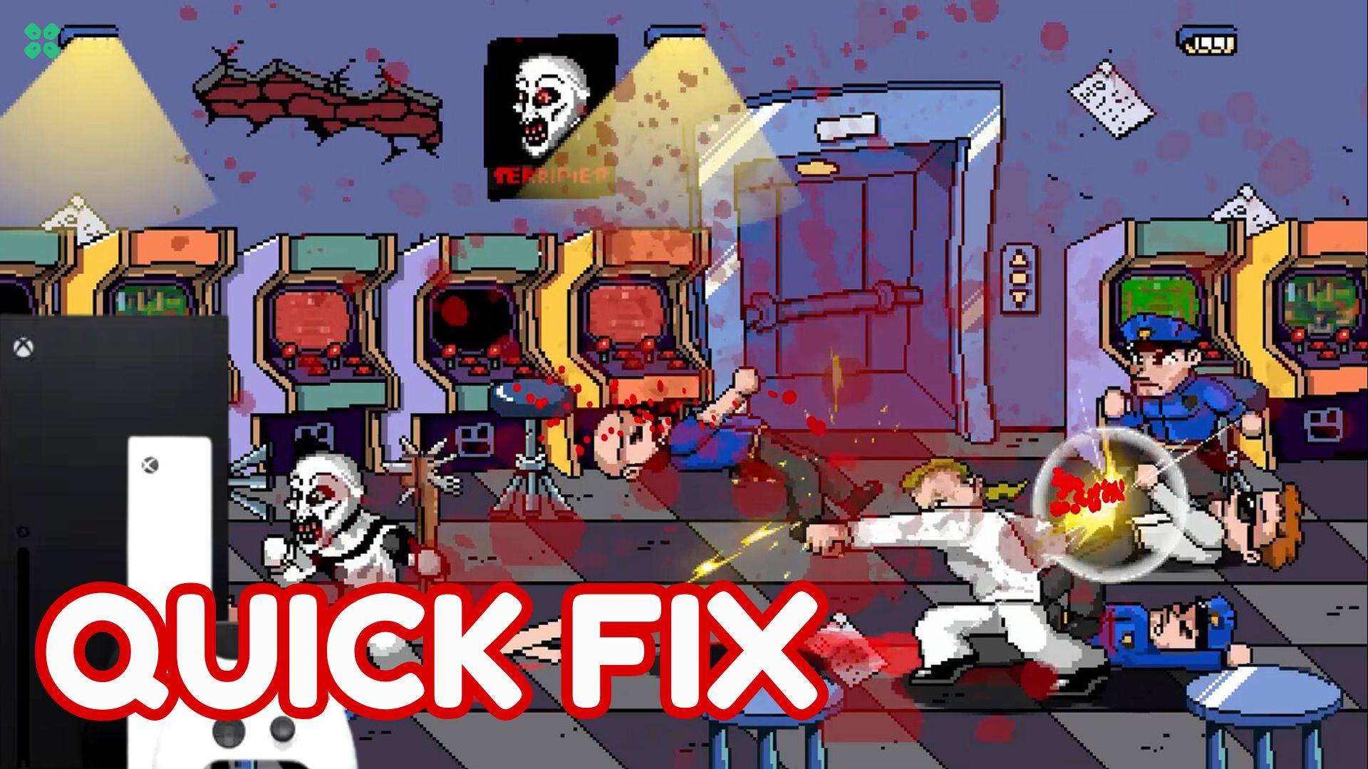 Artwork of TerrifierTheARTcadeGame and its fix of lagging by TCG