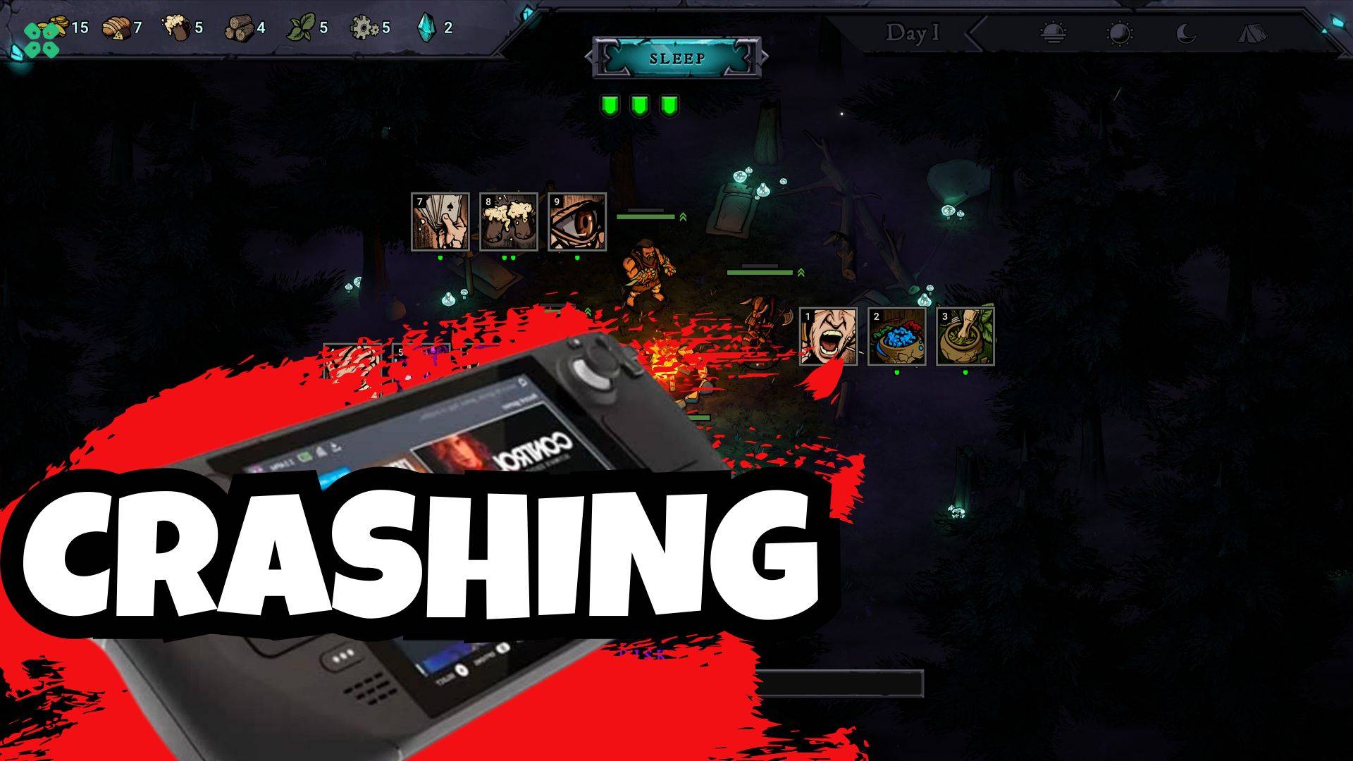 Artwork of Blightstone and its fix of crashing by TCG