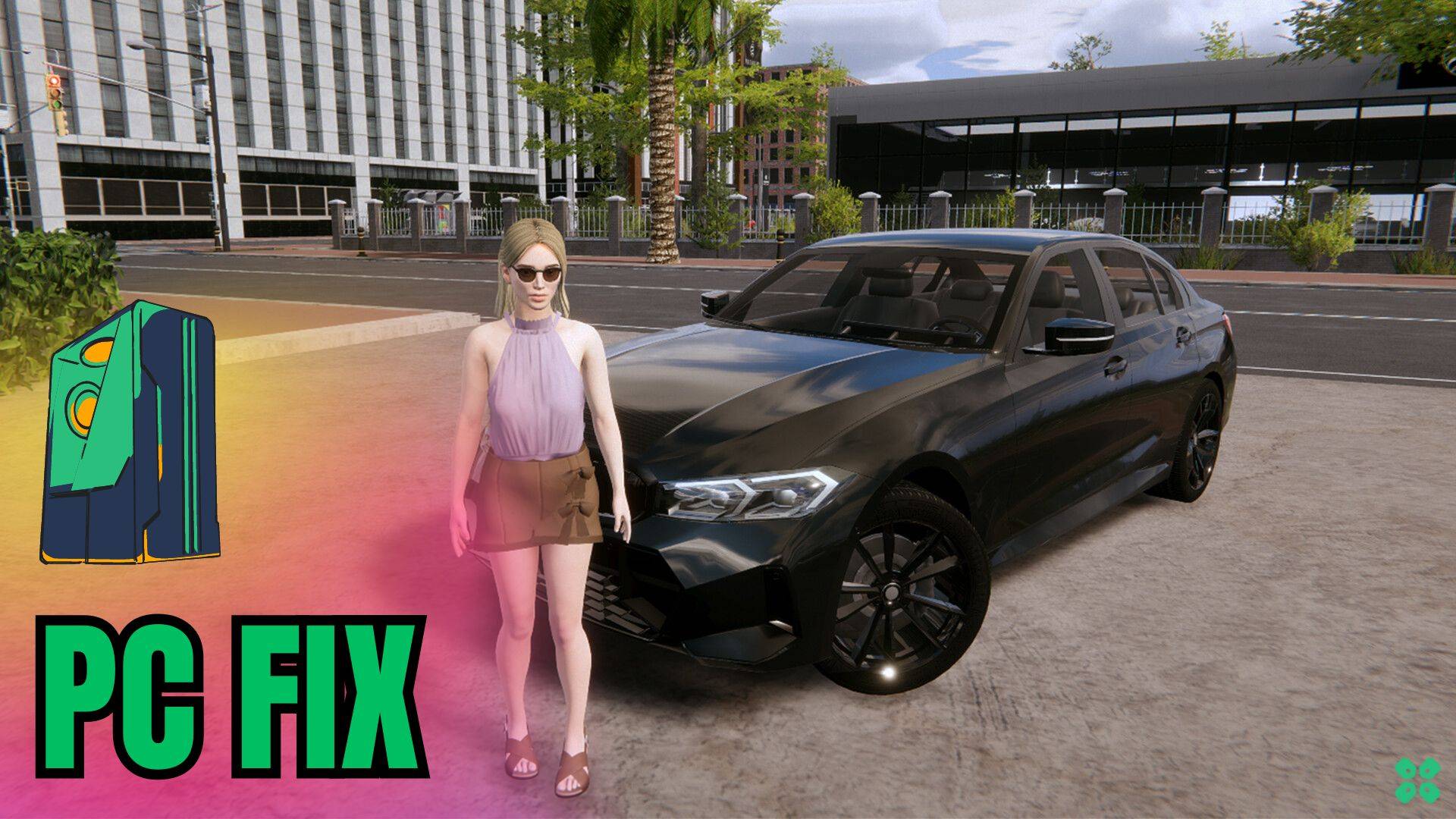 Artwork of CarDealershipSimulator2 and its fix of crashing by TCG