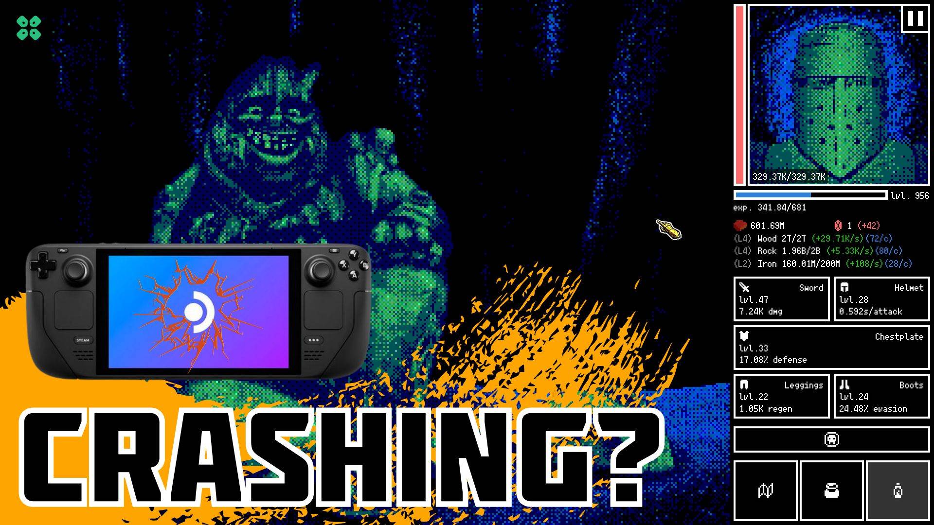 Artwork of Horripilant and its fix of crashing by TCG