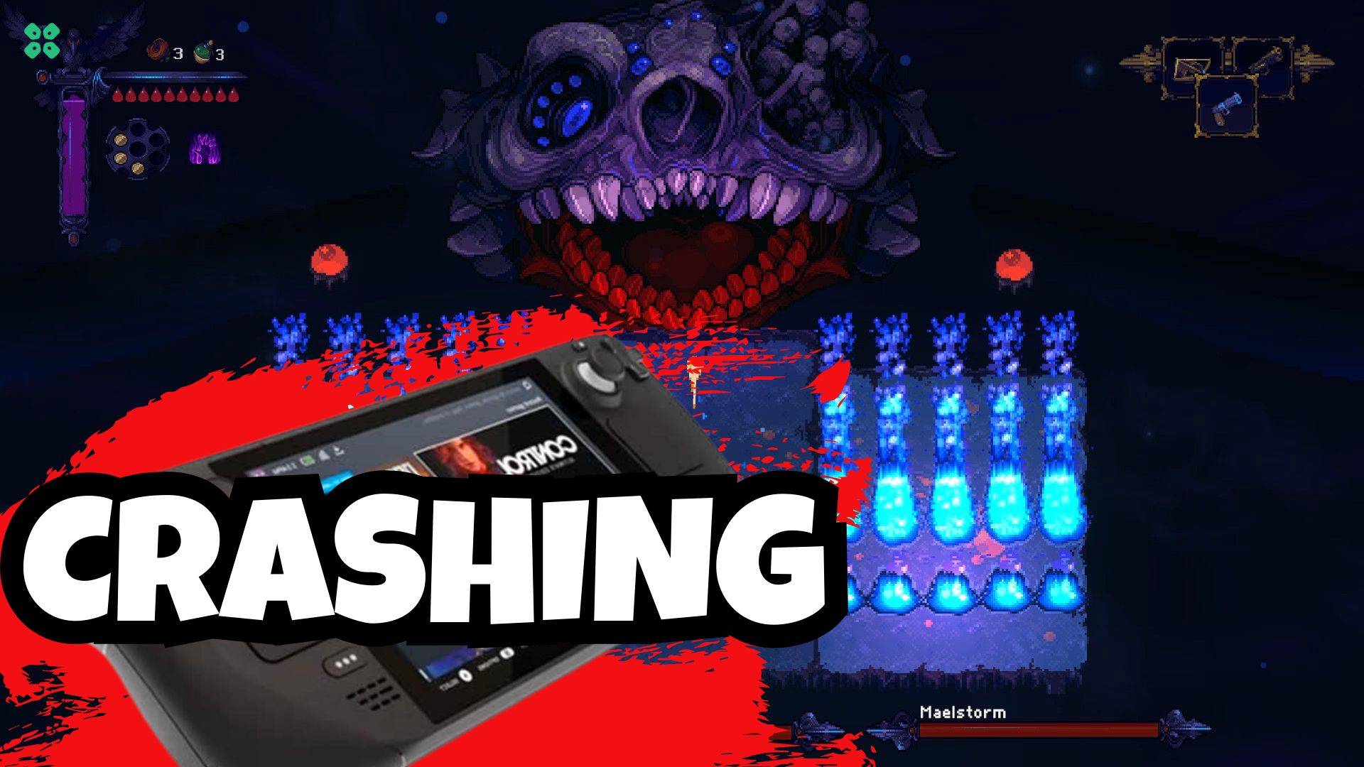 Artwork of HunttheNight and its fix of crashing by TCG