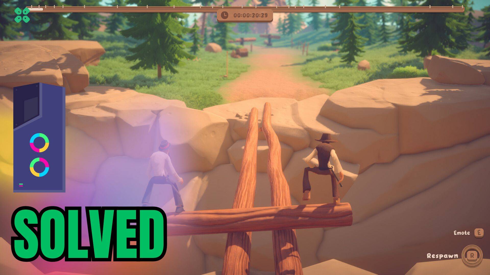 Artwork of LogRiders and its fix of lagging by TCG