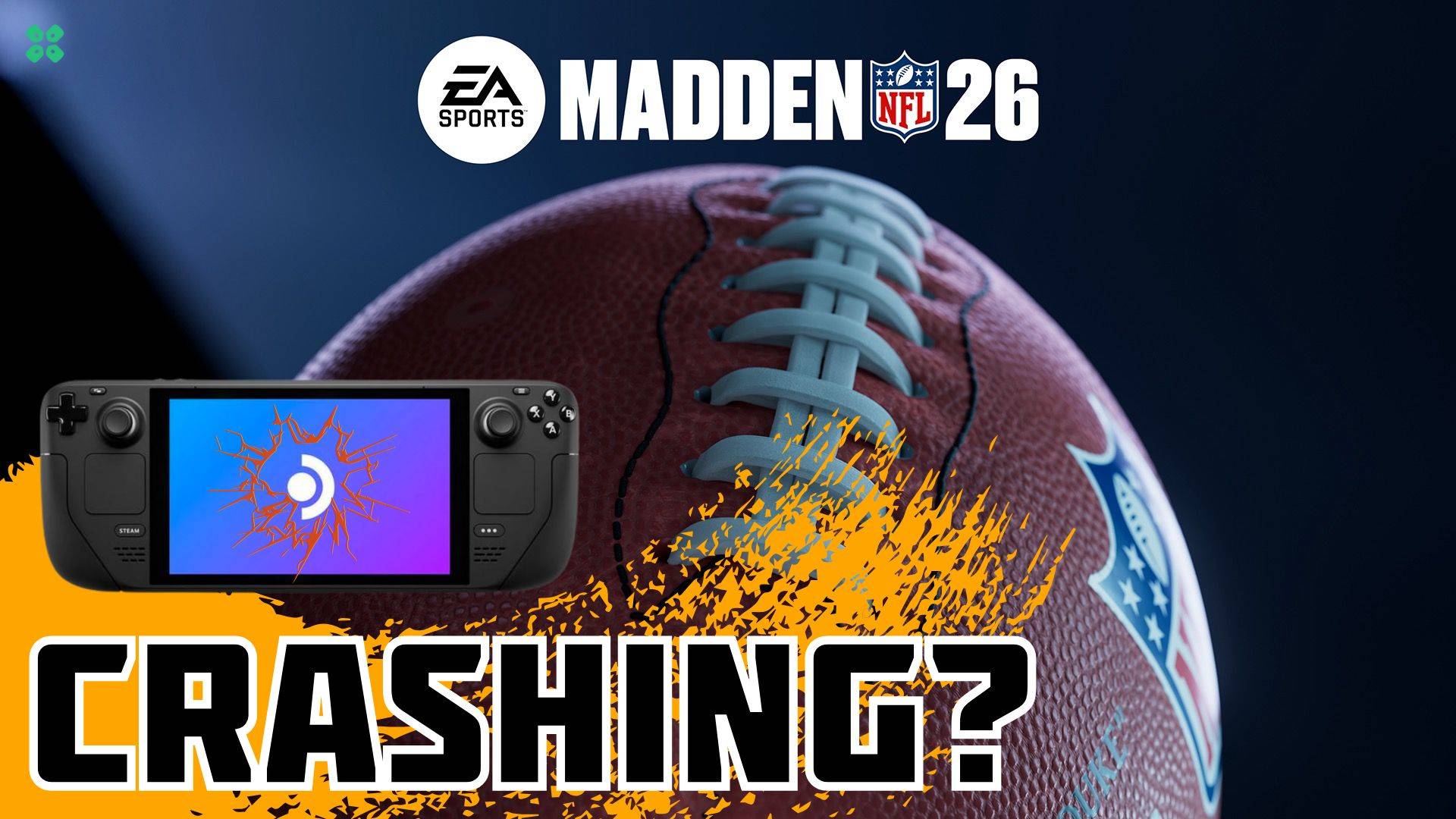 Artwork of MaddenNFL26 and its fix of crashing by TCG