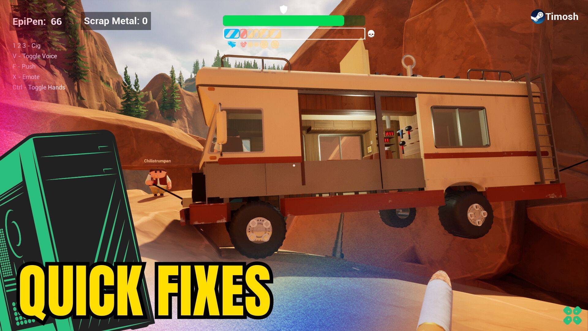 Artwork of RVThereYet and its fix of crashing by TCG