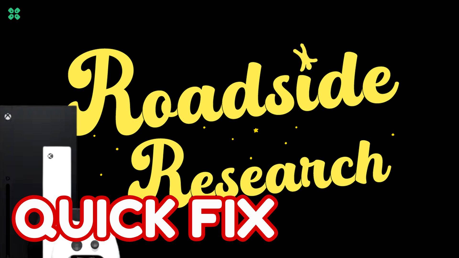 Artwork of RoadsideResearch and its fix of lagging by TCG