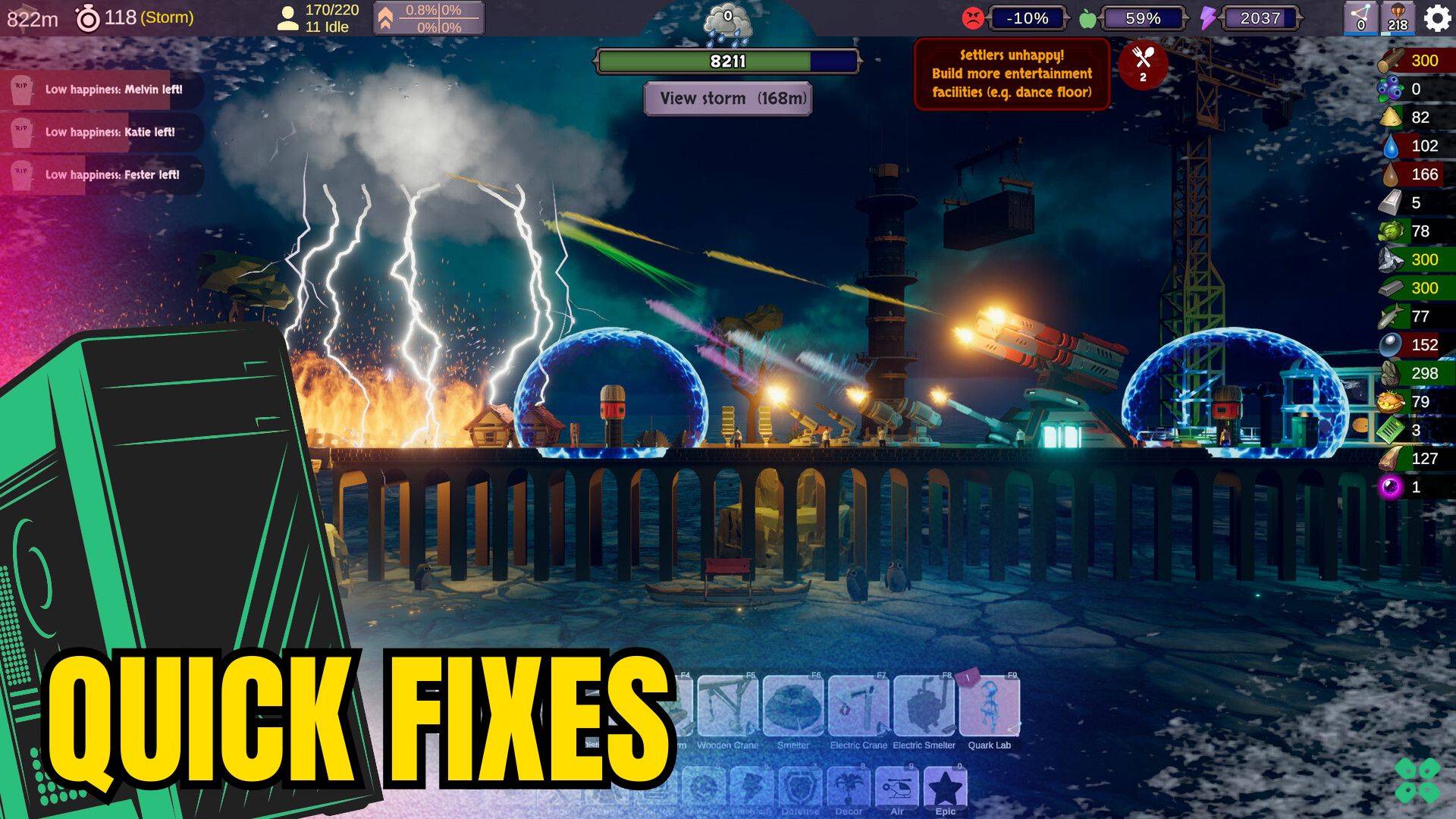 Artwork of Stormbridge and its fix of crashing by TCG