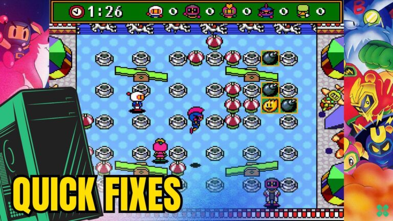 Artwork of SuperBombermanCollection and its fix of crashing by TCG