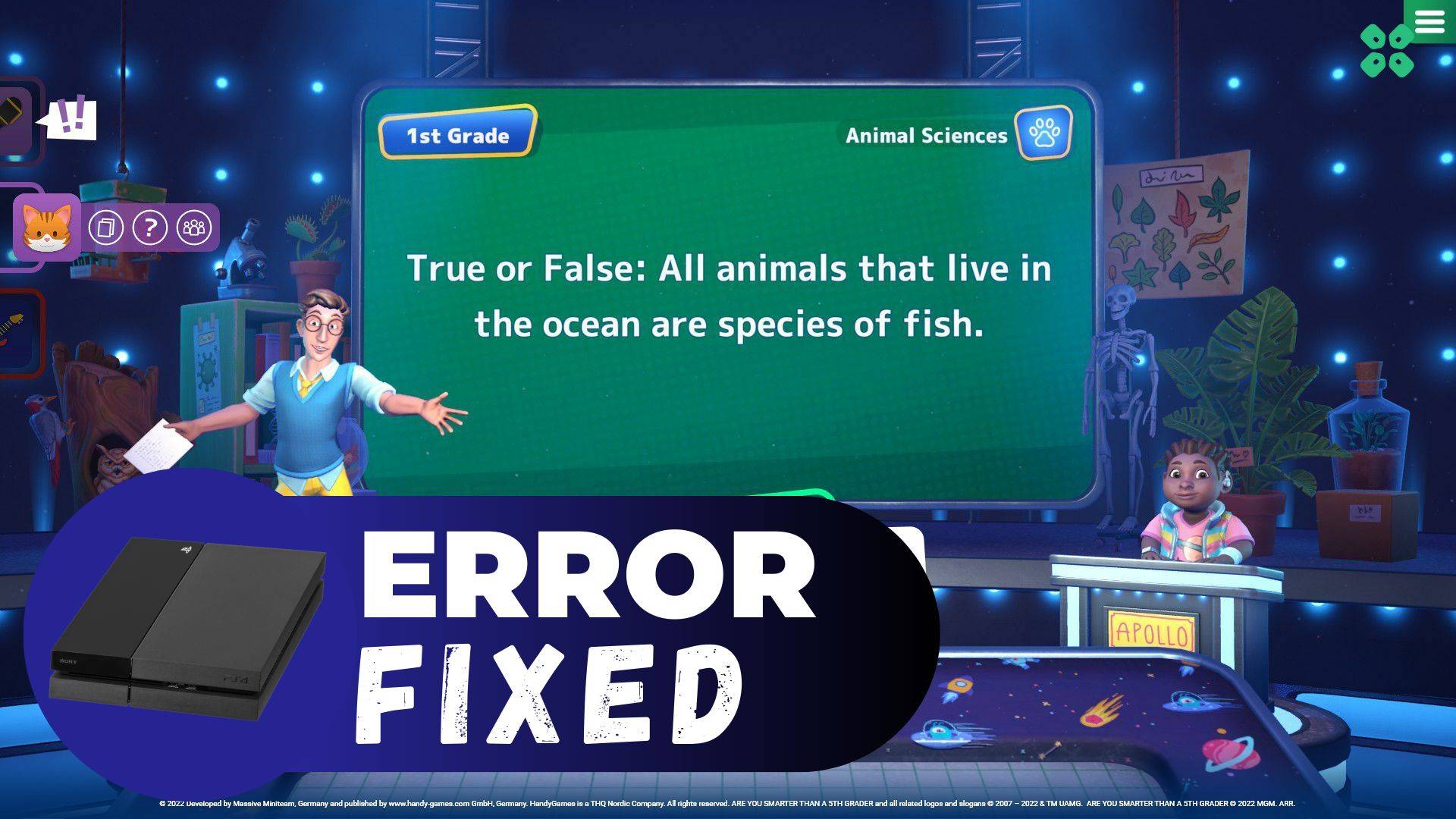 Artwork of AreYouSmarterthana5thGrader and its fix of crashing by TCG