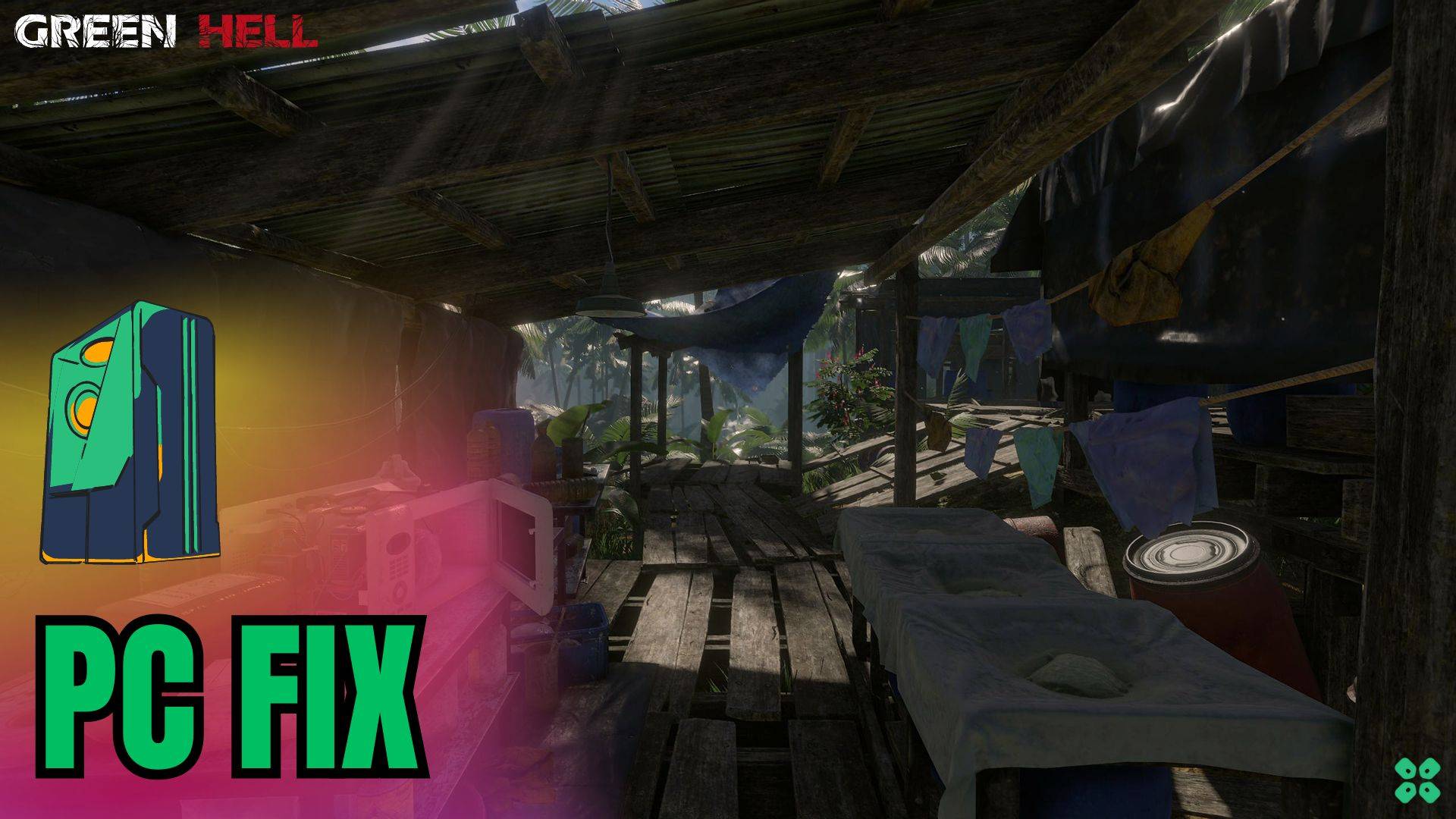 Artwork of GreenHell and its fix of lagging by TCG