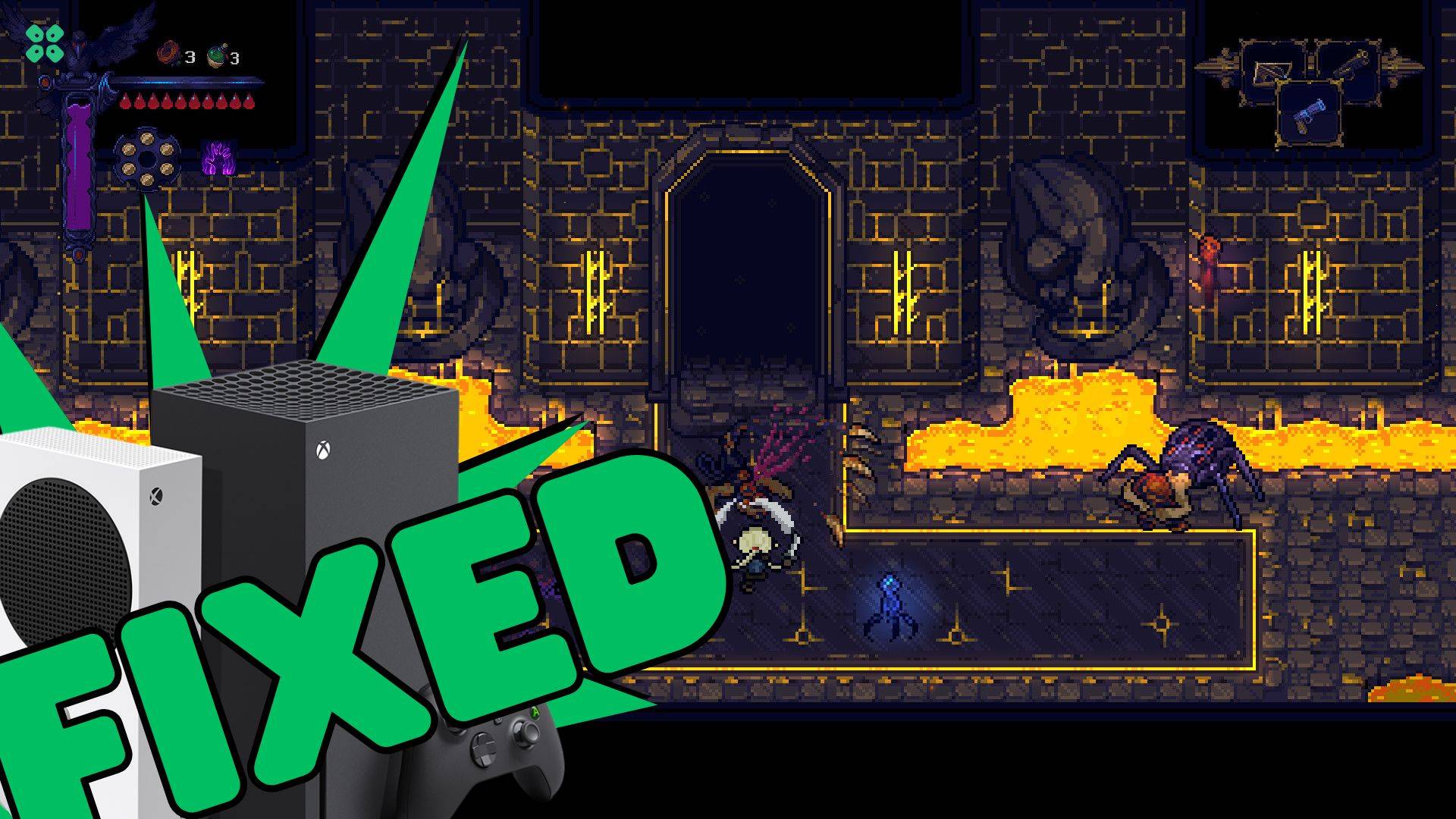 Artwork of HunttheNight and its fix of crashing by TCG