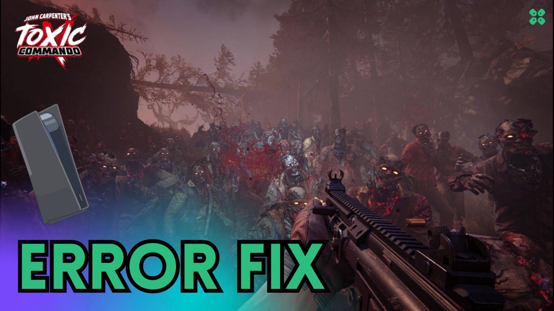 Artwork of JohnCarpentersToxicCommando and its fix of crashing by TCG