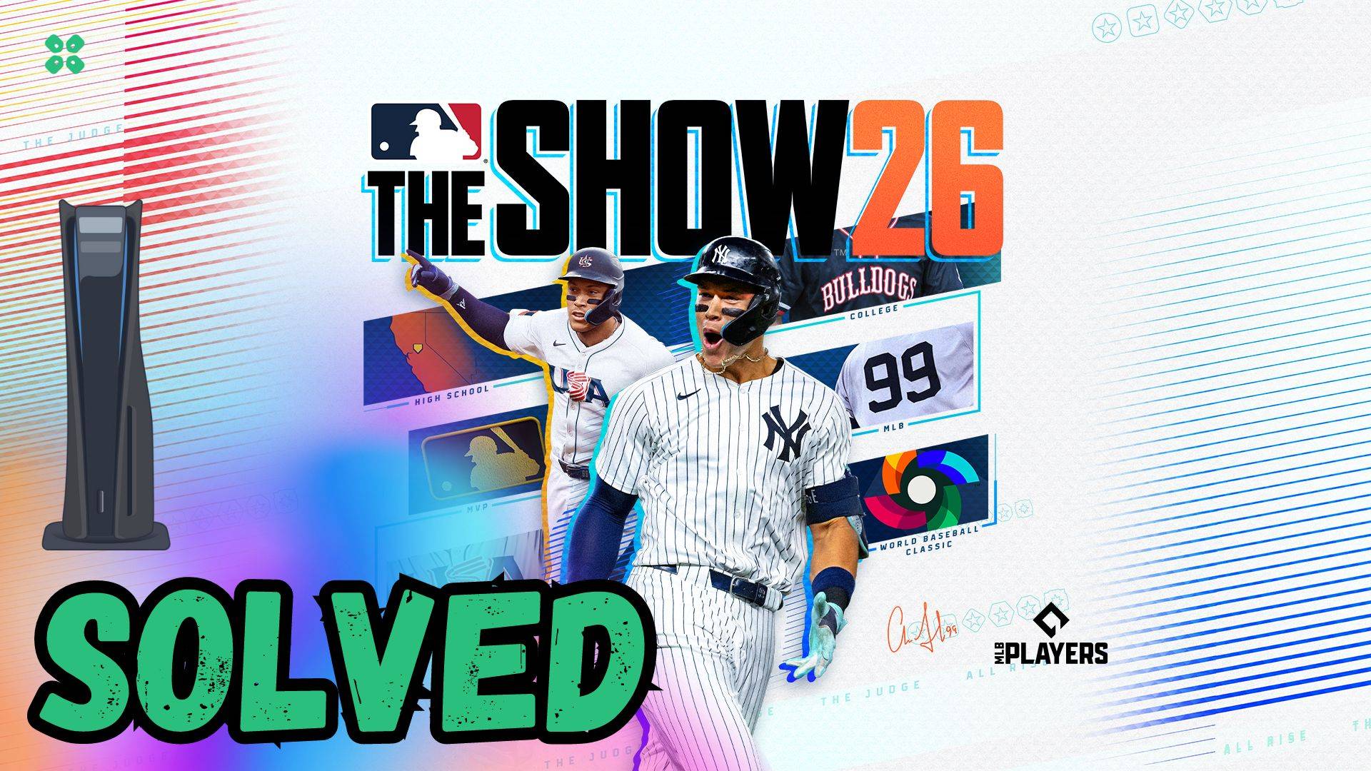 Artwork of MLBTheShow26 and its fix of lagging by TCG