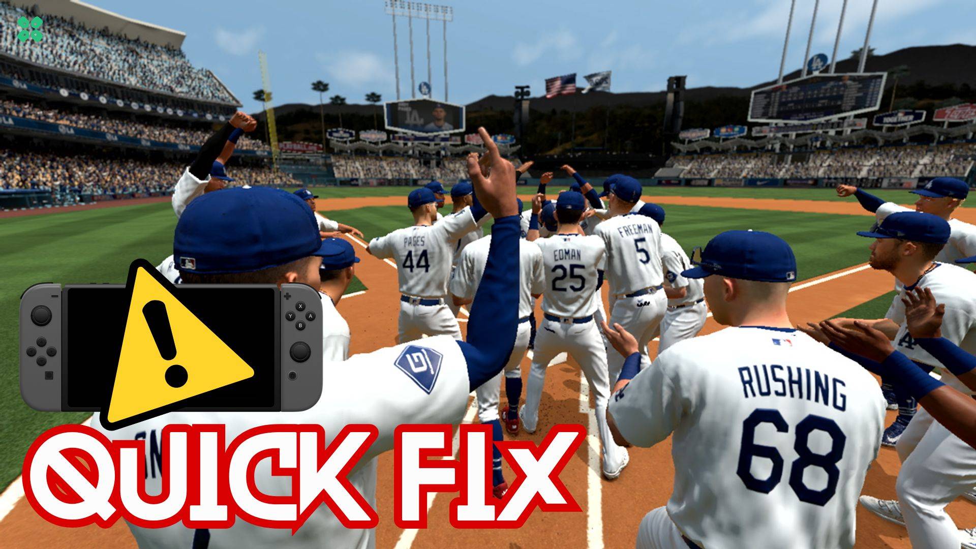 Artwork of MLBTheShow26 and its fix of lagging by TCG
