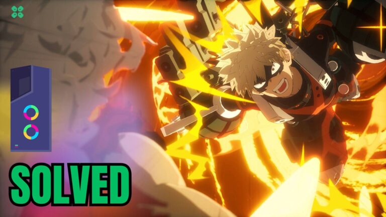 Artwork of MyHeroAcademiaAllsJustice and its fix of crashing by TCG