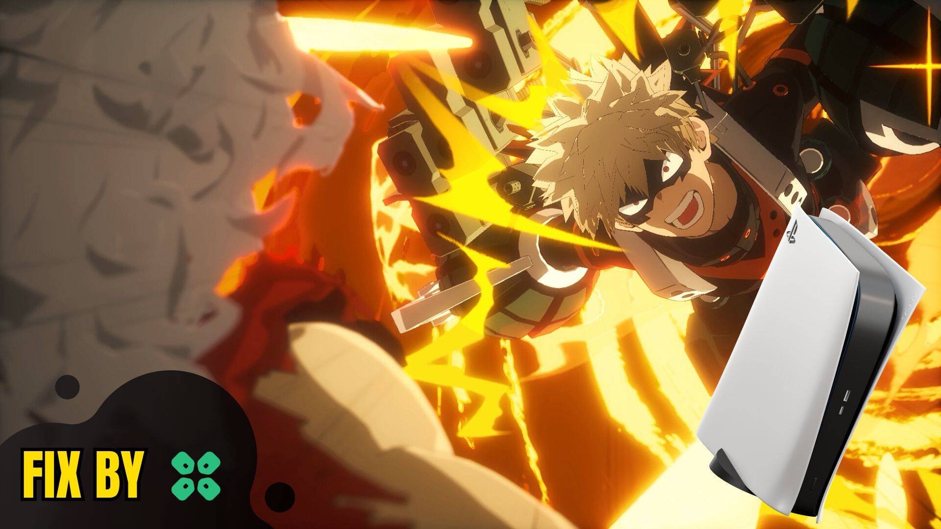 Artwork of MyHeroAcademiaAllsJustice and its fix of crashing by TCG