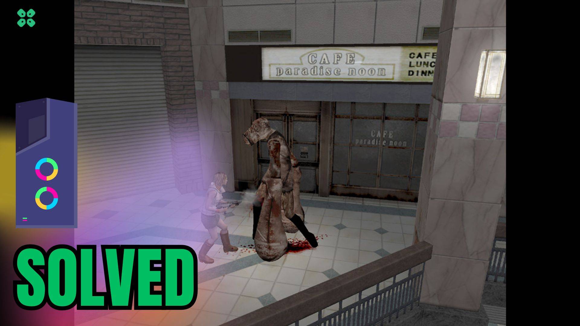 Artwork of SilentHill3 and its fix of crashing by TCG