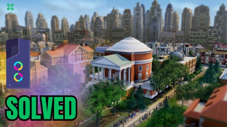 Artwork of SimCity and its fix of lagging by TCG