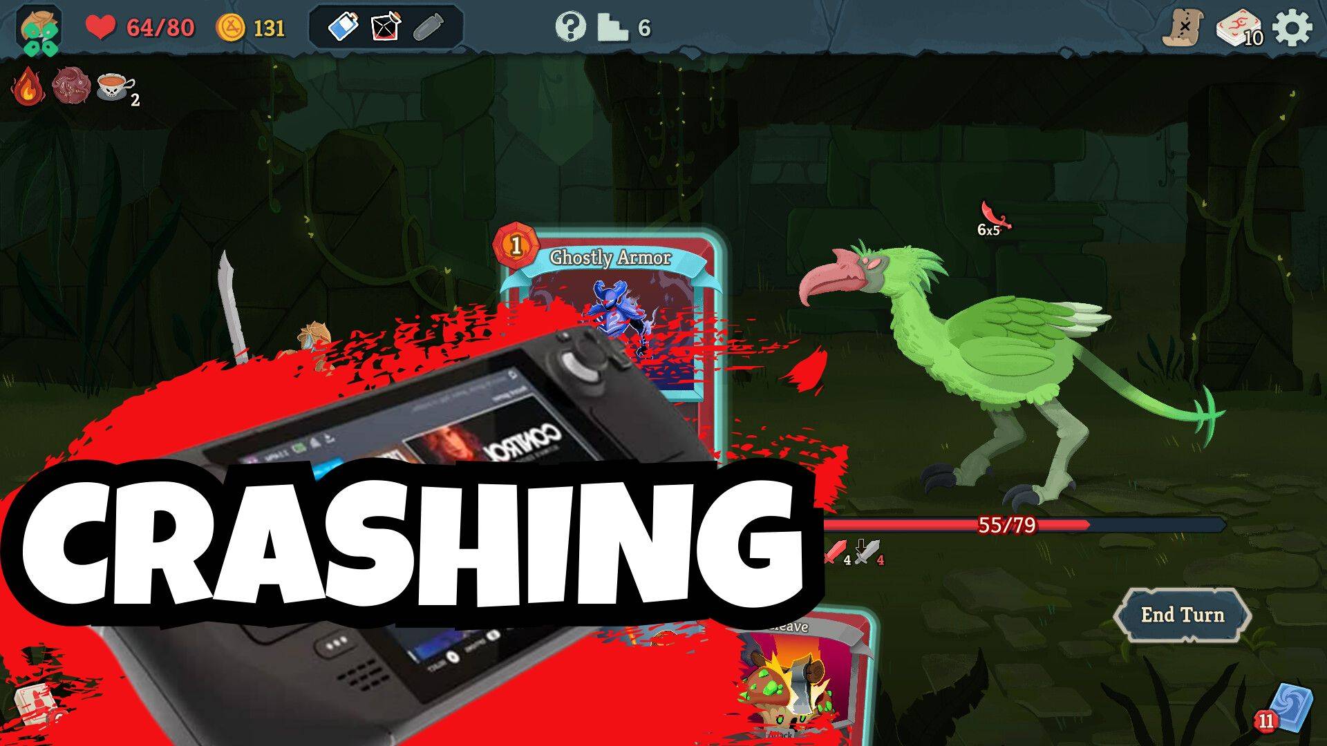 Artwork of SlaytheSpireII and its fix of crashing by TCG