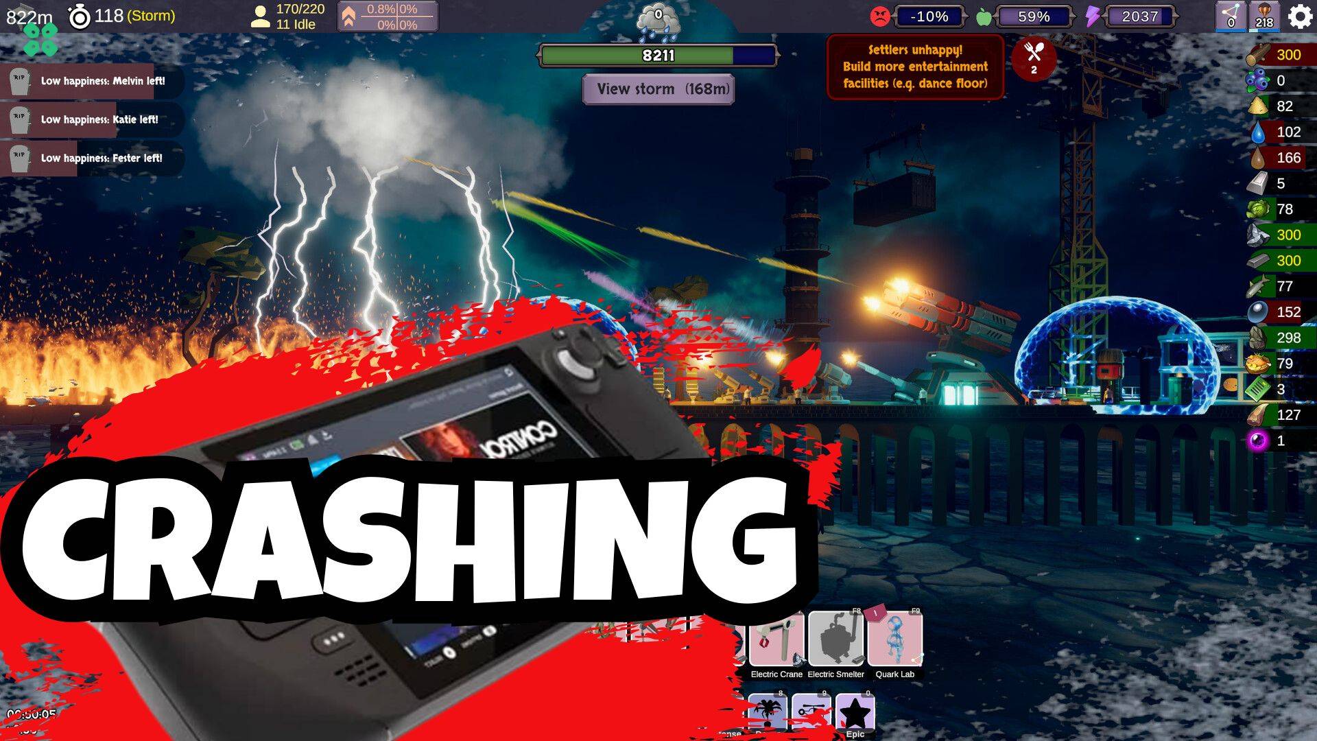 Artwork of Stormbridge and its fix of crashing by TCG