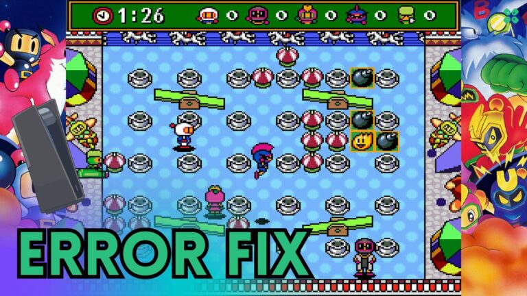Artwork of SuperBombermanCollection and its fix of crashing by TCG