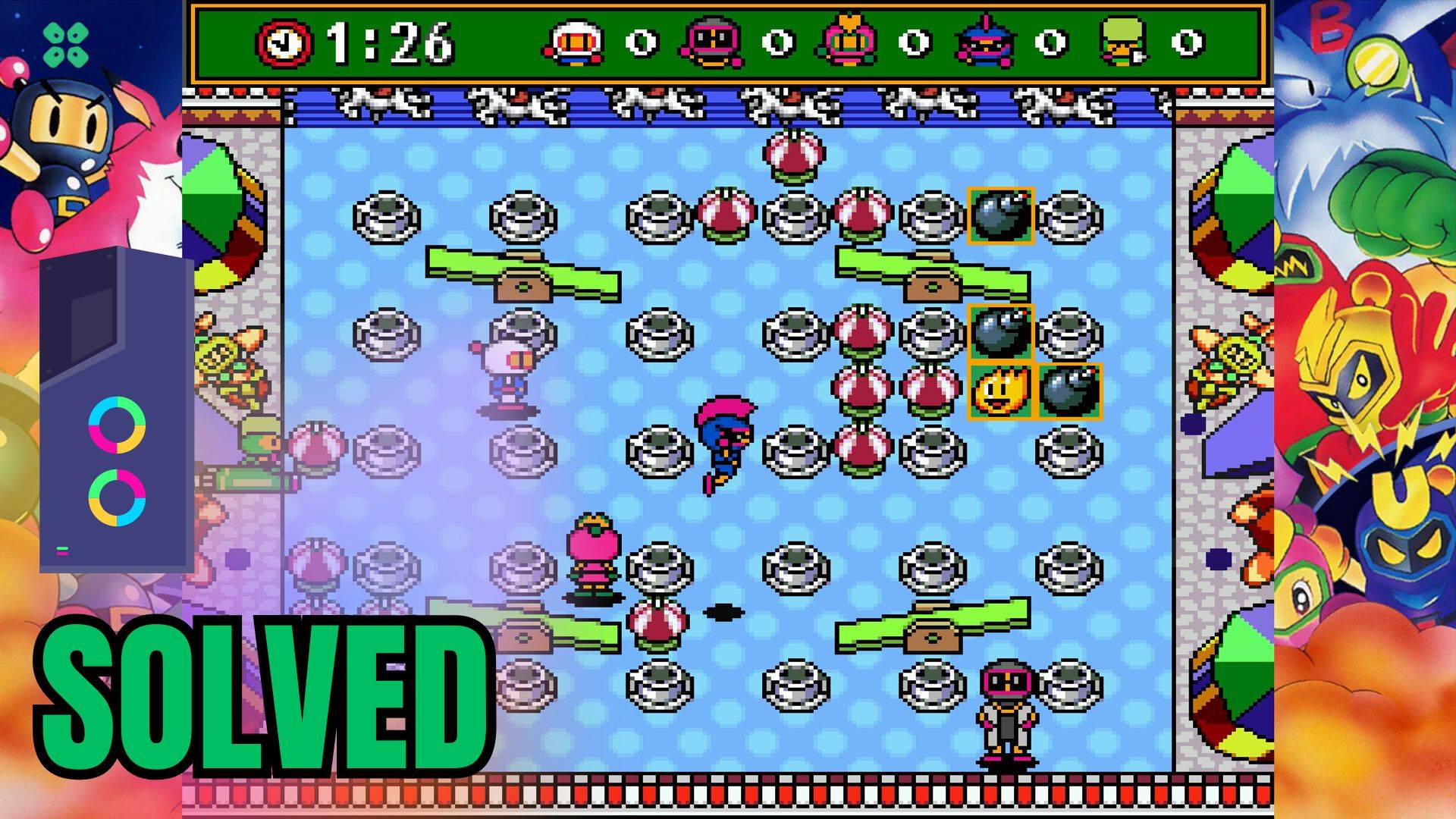 Artwork of SuperBombermanCollection and its fix of lagging by TCG