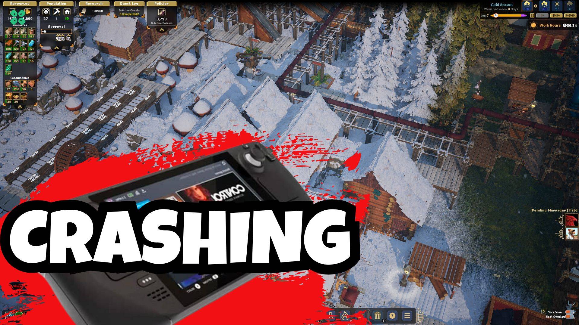 Artwork of Whiskerwood and its fix of crashing by TCG