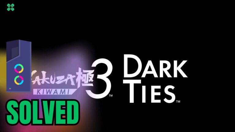 Artwork of YakuzaKiwami3DarkTies and its fix of crashing by TCG