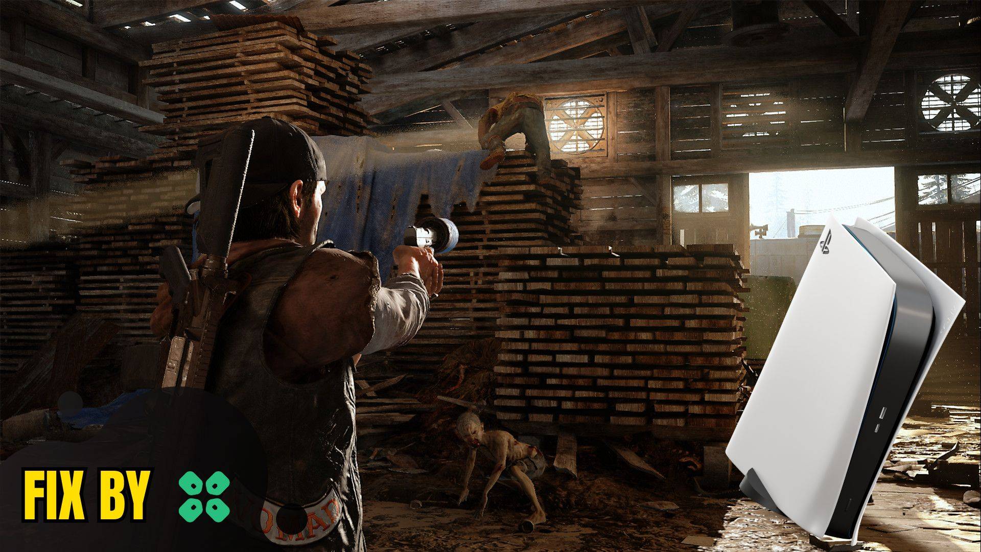 Artwork of DaysGone and its fix of crashing by TCG