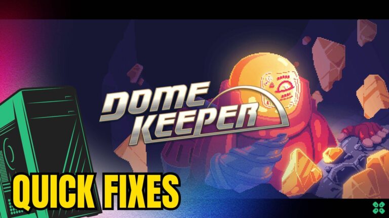 Artwork of DomeKeeper and its fix of lagging by TCG