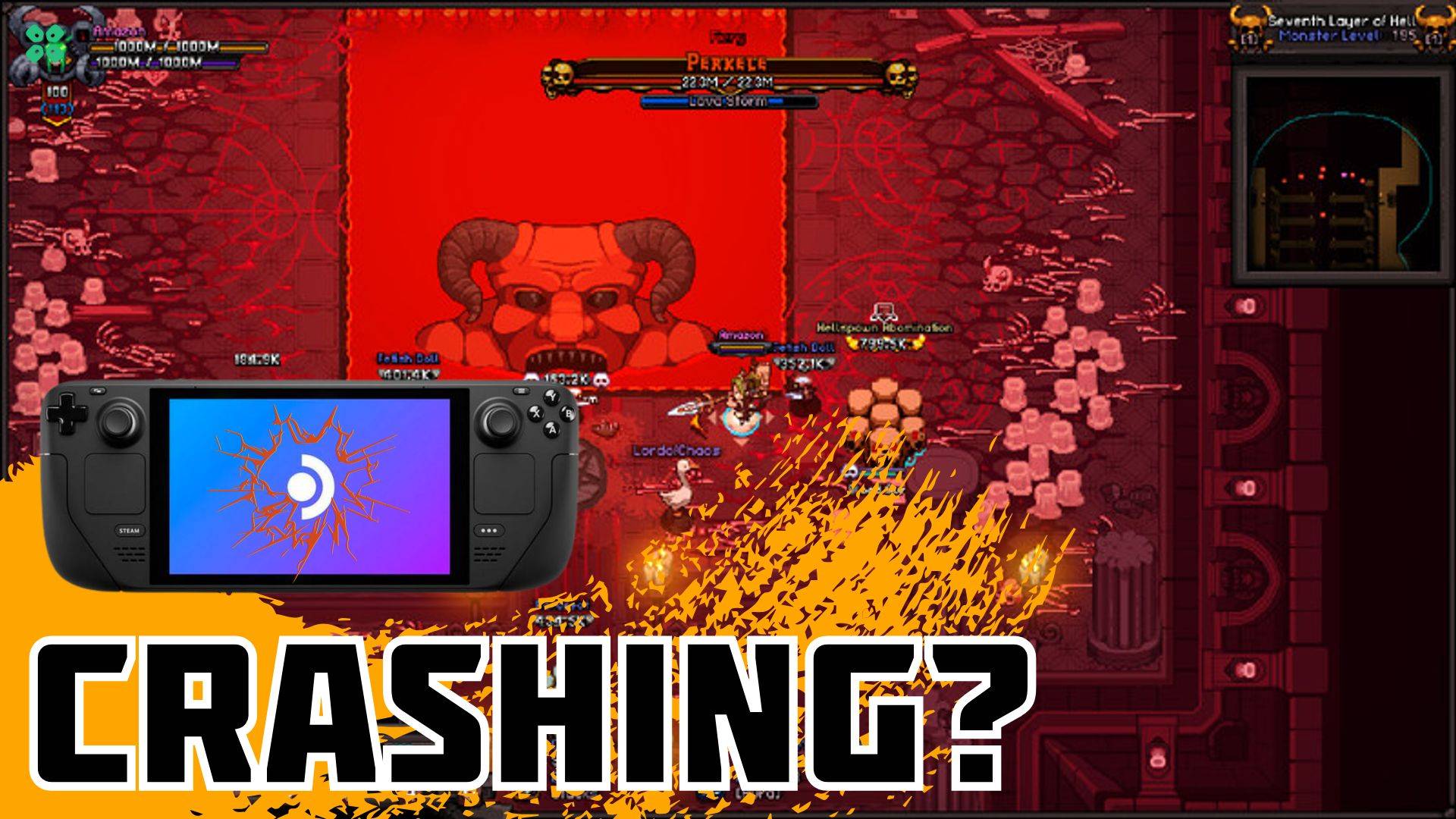 Artwork of HeroSiege and its fix of crashing by TCG