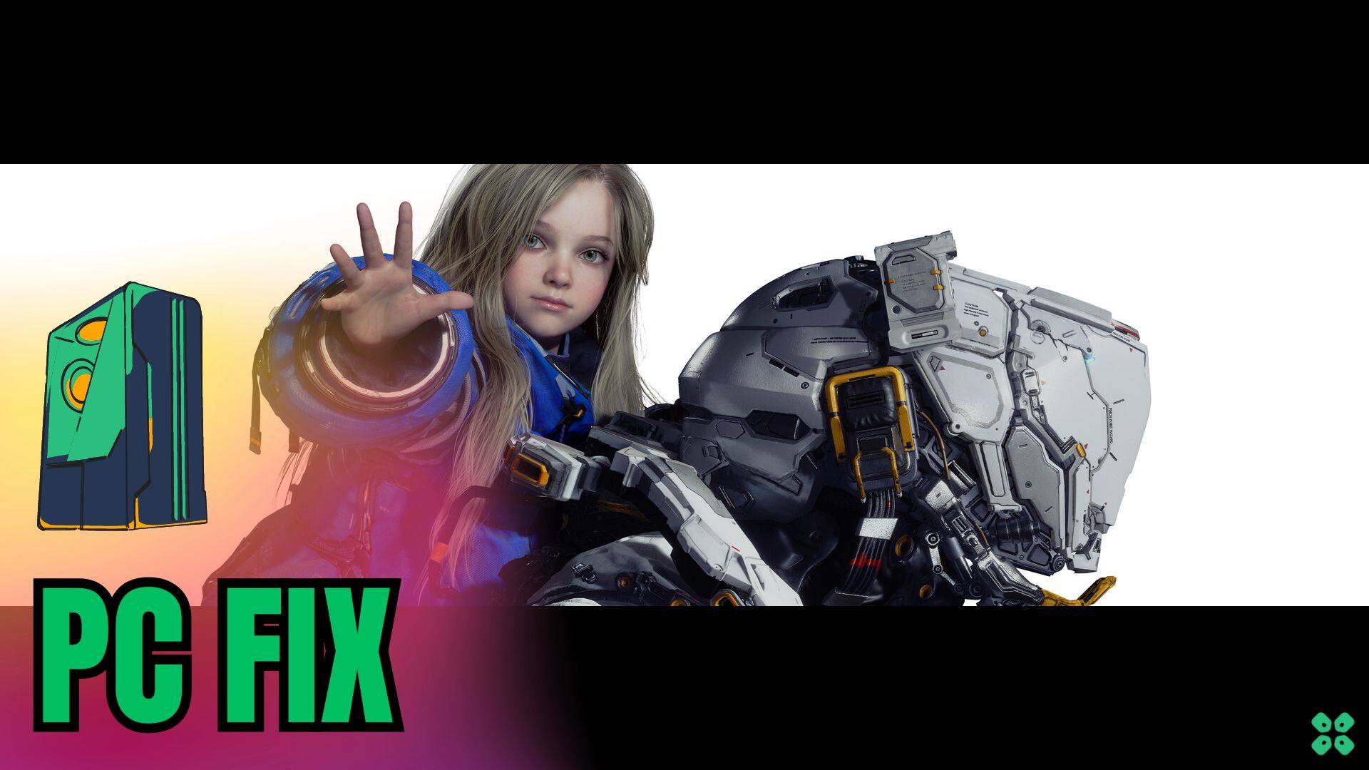 Artwork of Pragmata and its fix of crashing by TCG