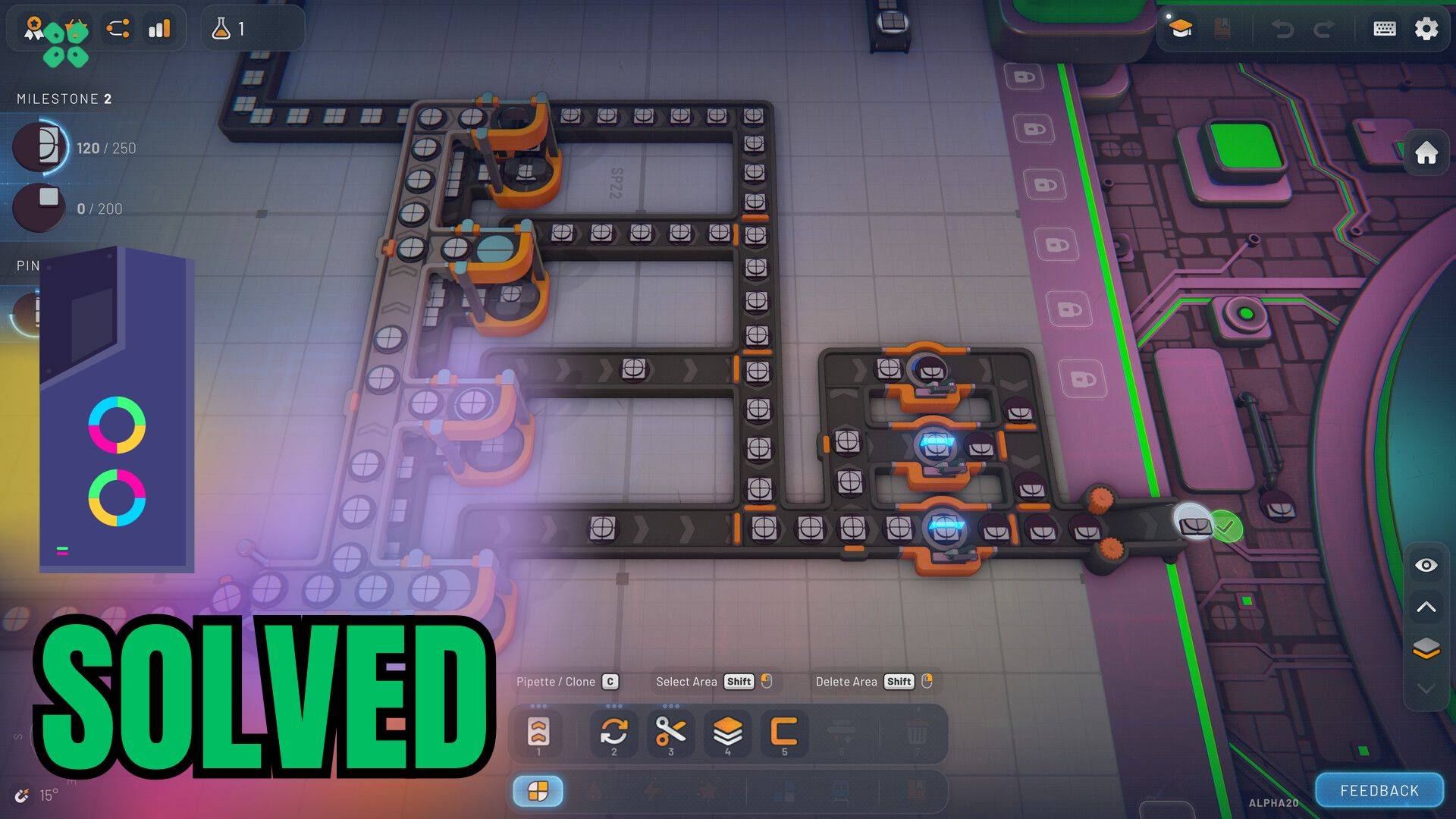 Artwork of Shapez2Factory and its fix of crashing by TCG