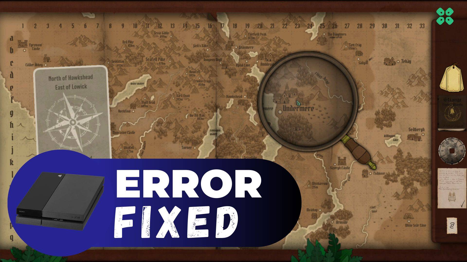 Artwork of StrangeHorticulture and its fix of crashing by TCG