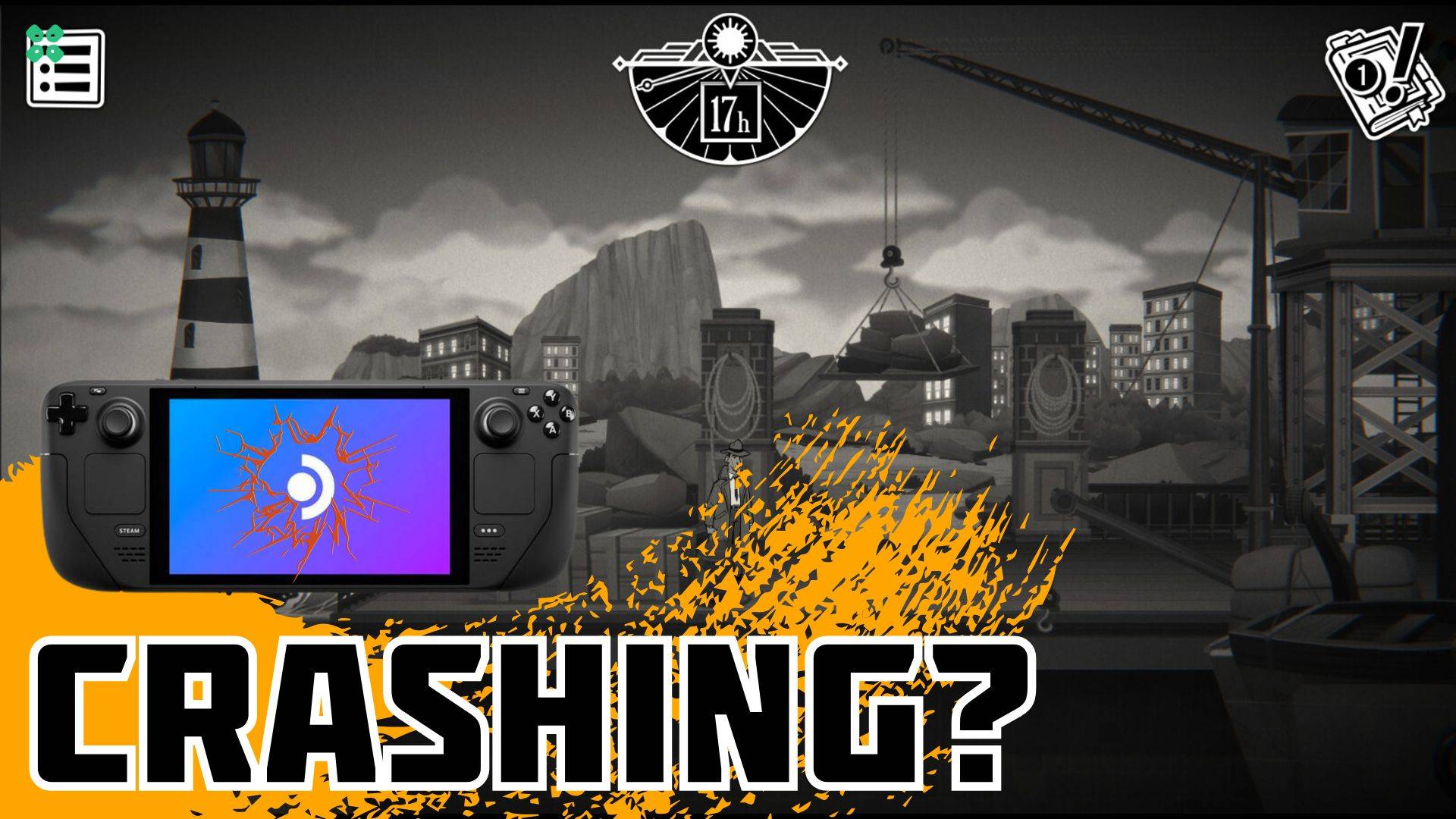 Artwork of ThePosthumousInvestigation and its fix of crashing by TCG