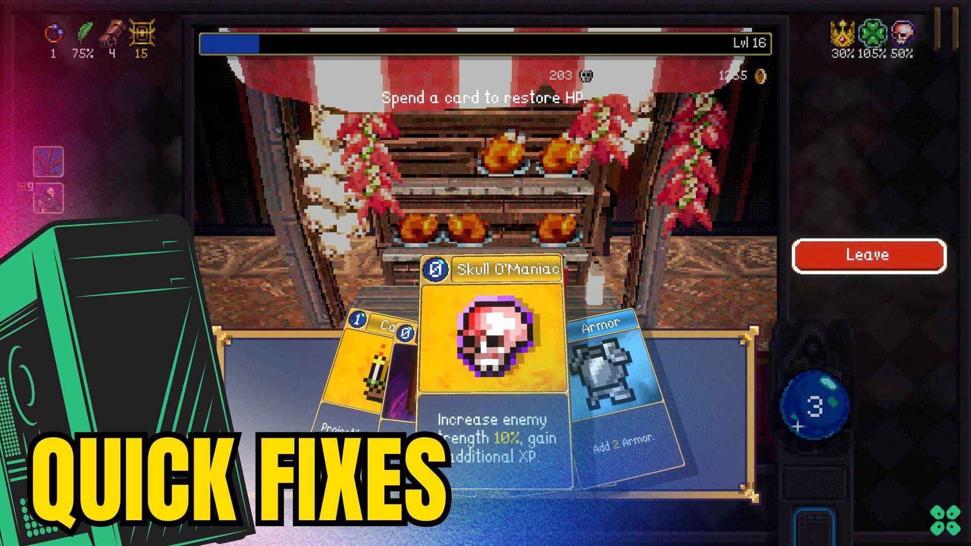 Artwork of VampireCrawlersTheTurboWildcardfromVampireSurvivors and its fix of crashing by TCG