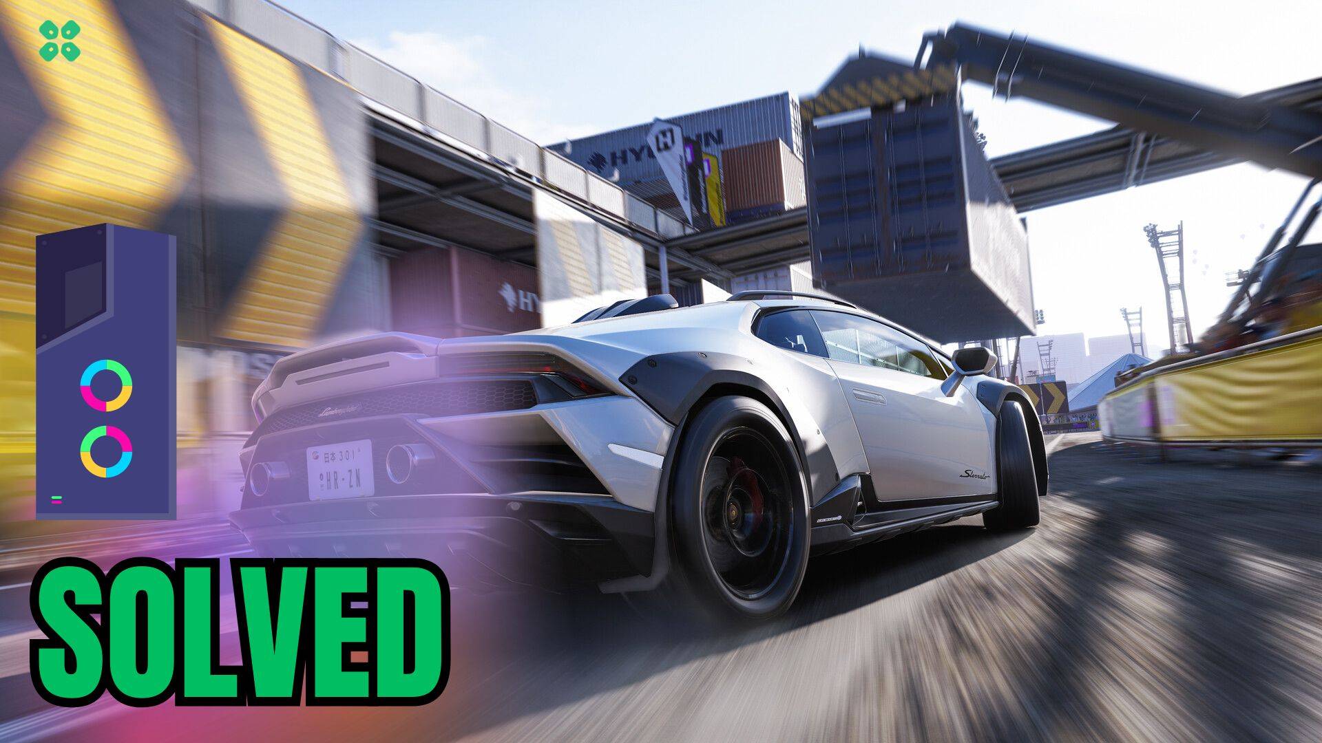 Artwork of ForzaHorizon6 and its fix of lagging by TCG