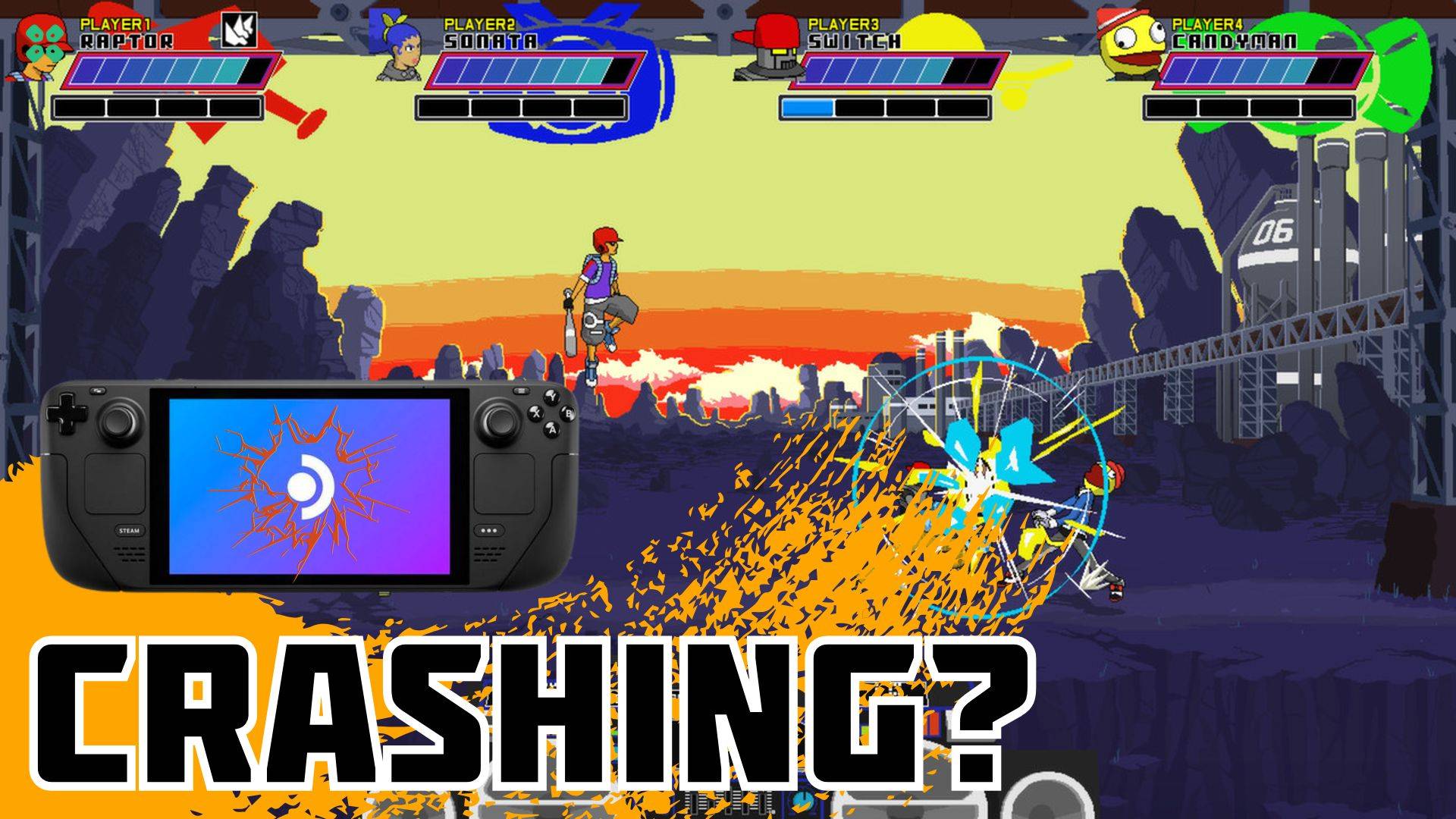 Artwork of LethalLeague and its fix of crashing by TCG