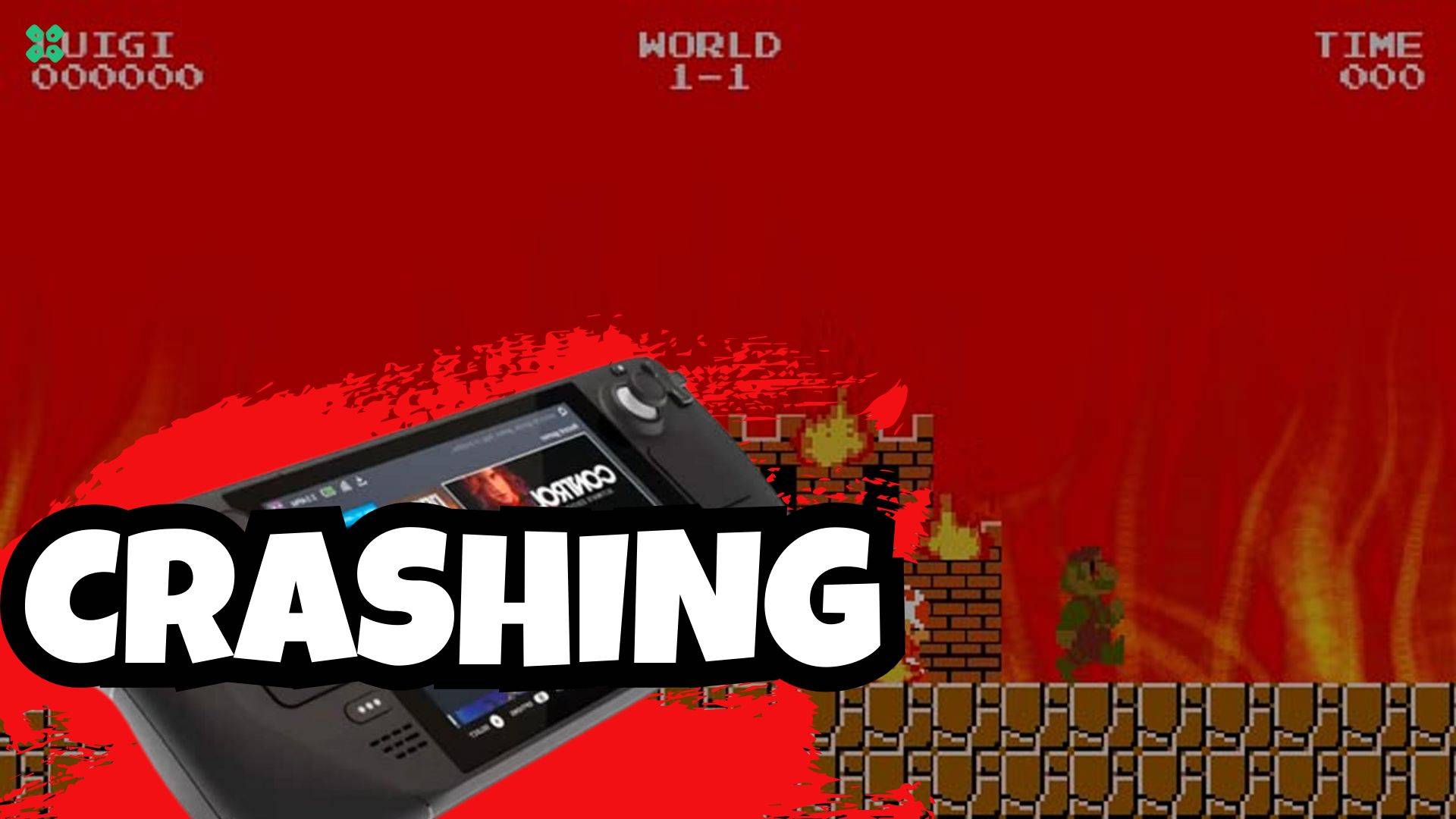 Artwork of Marioexe and its fix of crashing by TCG