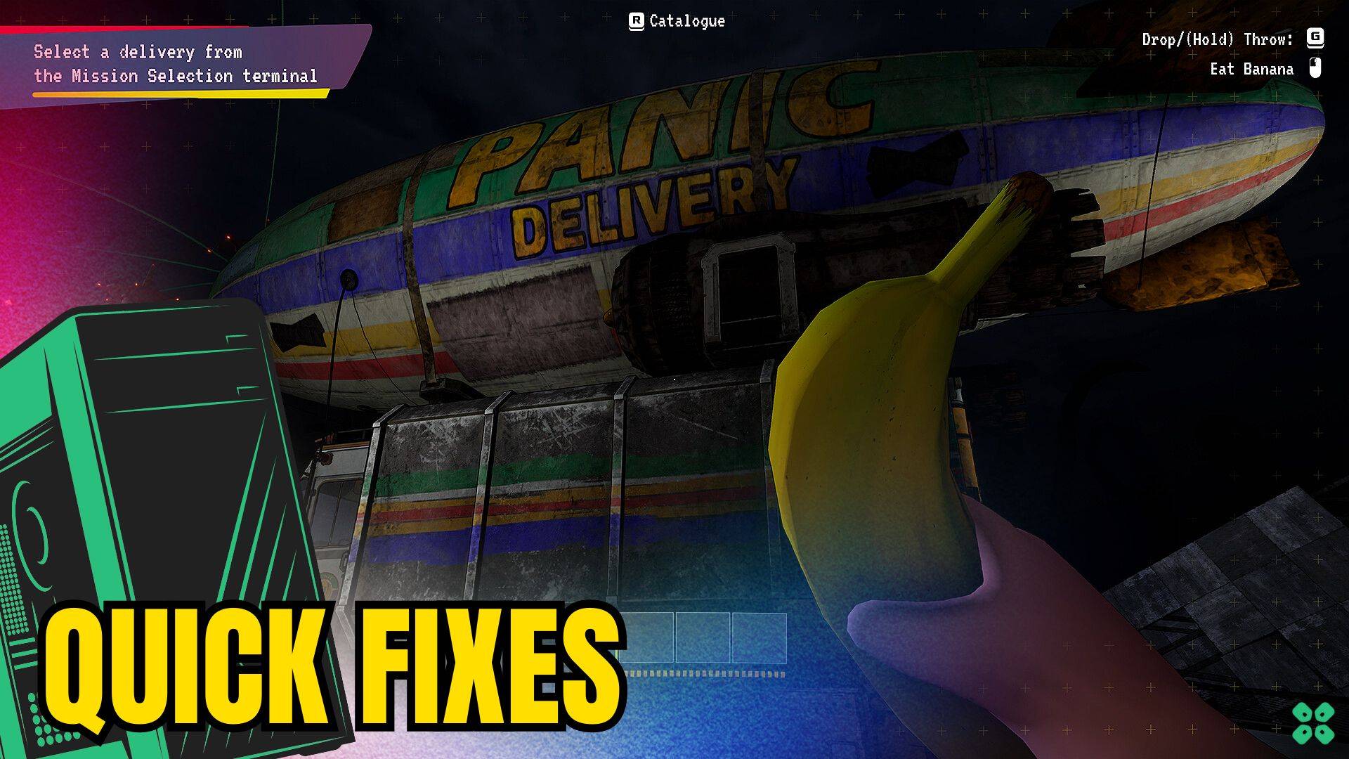 Artwork of PanicDelivery and its fix of crashing by TCG