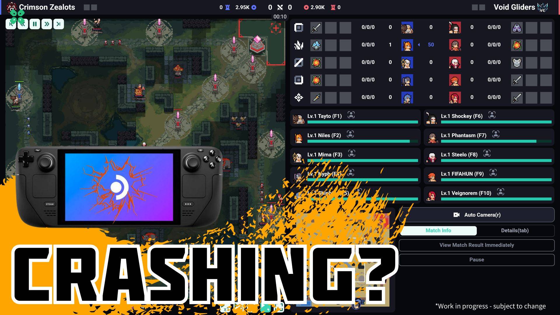 Artwork of TeamfightManager2 and its fix of crashing by TCG