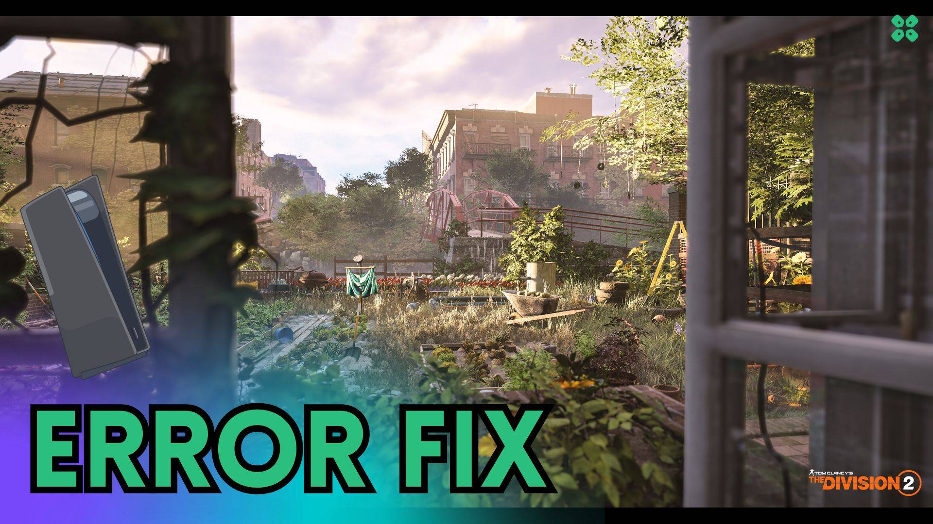 Artwork of TomClancysTheDivision2 and its fix of lagging by TCG