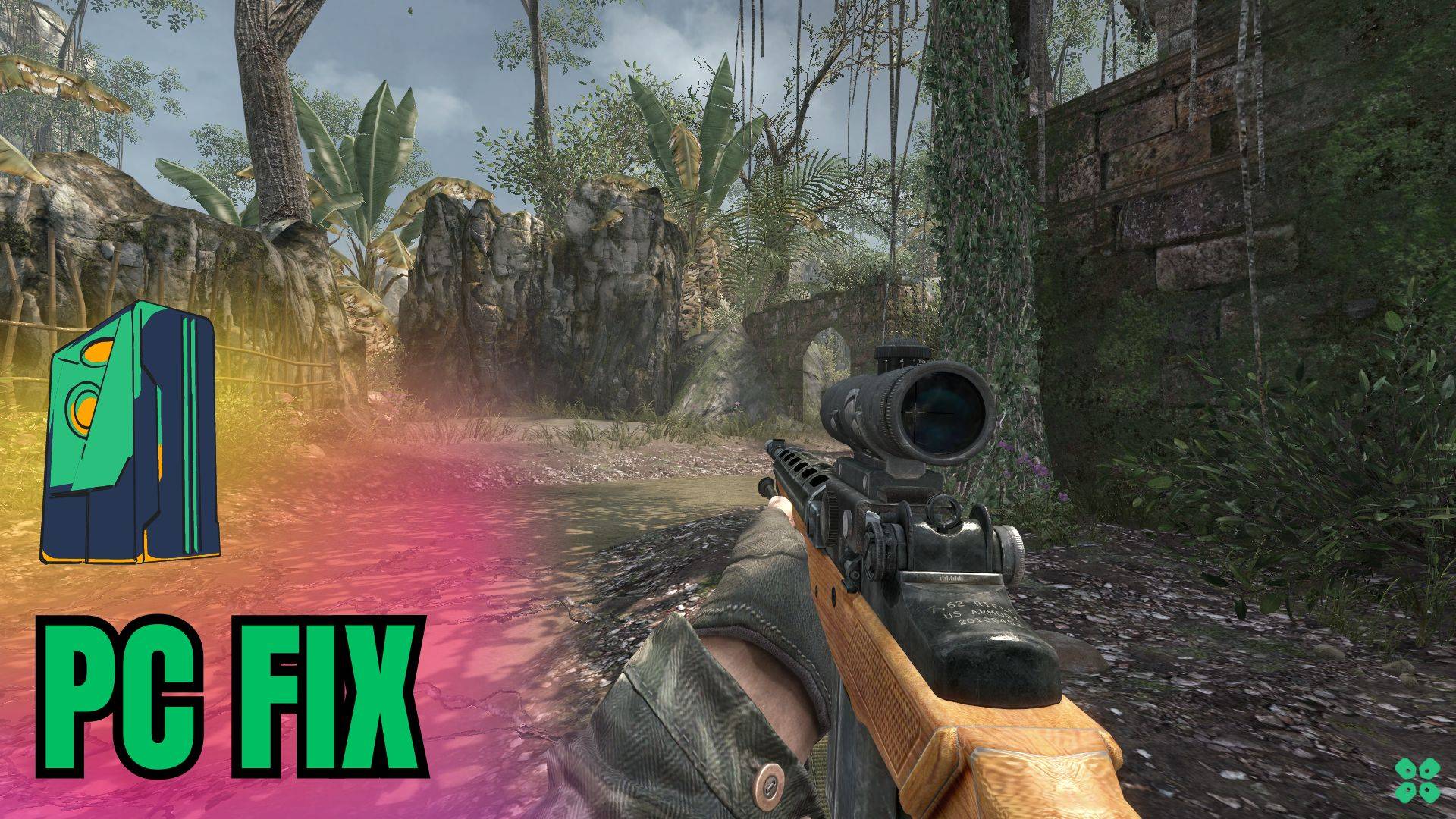 Artwork of CallofDutyBlackOps and its fix of lagging by TCG
