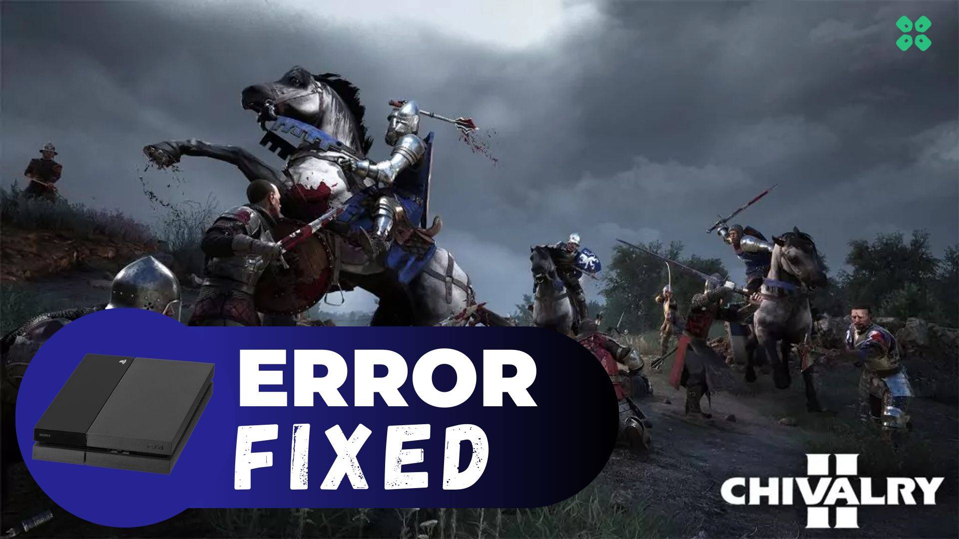 Artwork of Chivalry2 and its fix of crashing by TCG