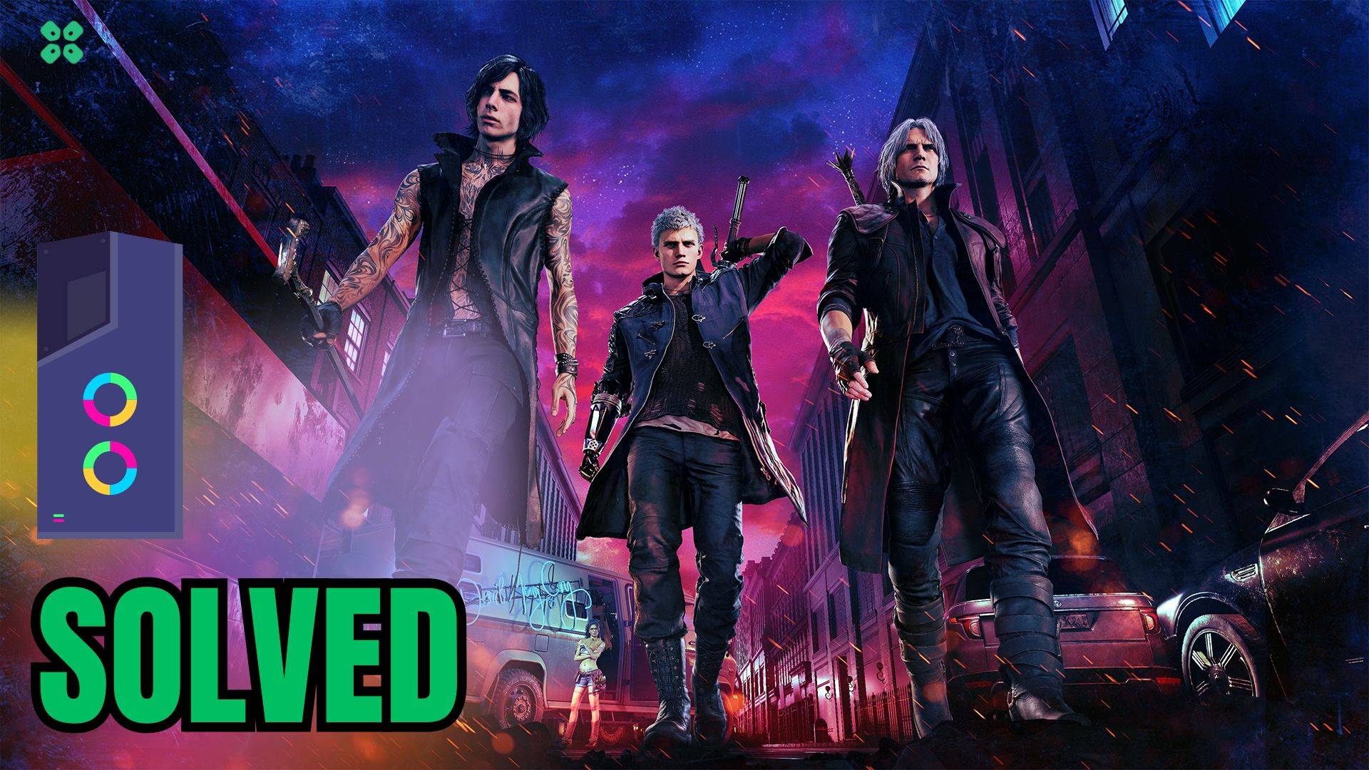 Artwork of DevilMayCry5 and its fix of crashing by TCG