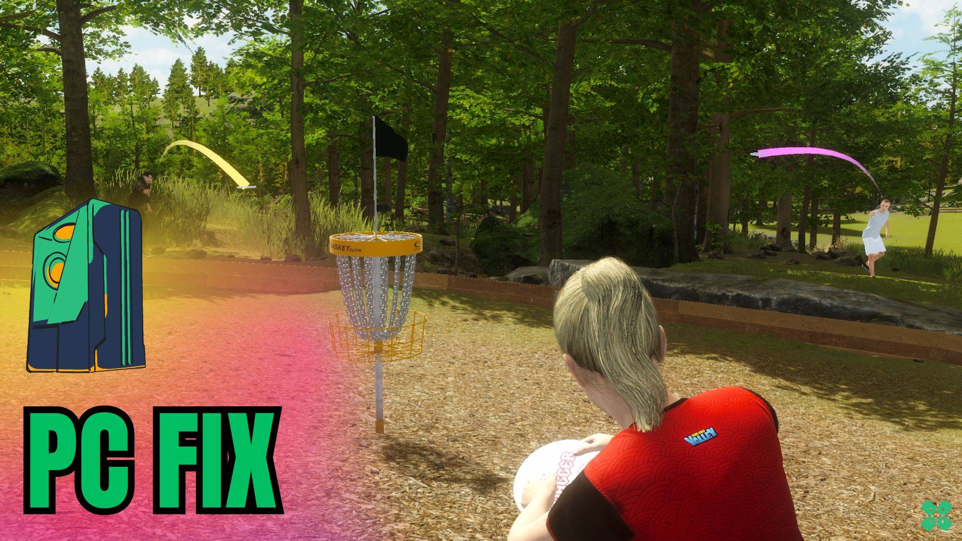 Artwork of DiscGolfMasters and its fix of crashing by TCG