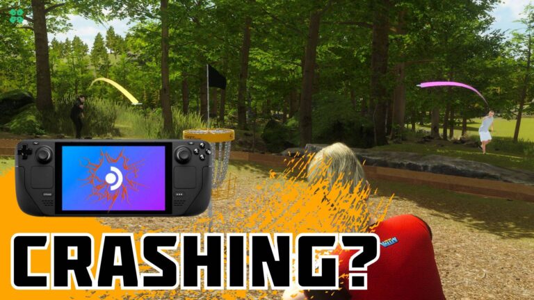 Artwork of DiscGolfMasters and its fix of crashing by TCG