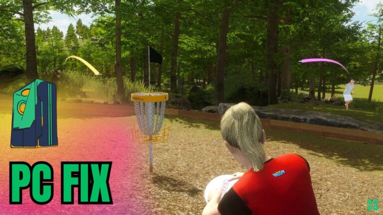 Artwork of DiscGolfMasters and its fix of lagging by TCG