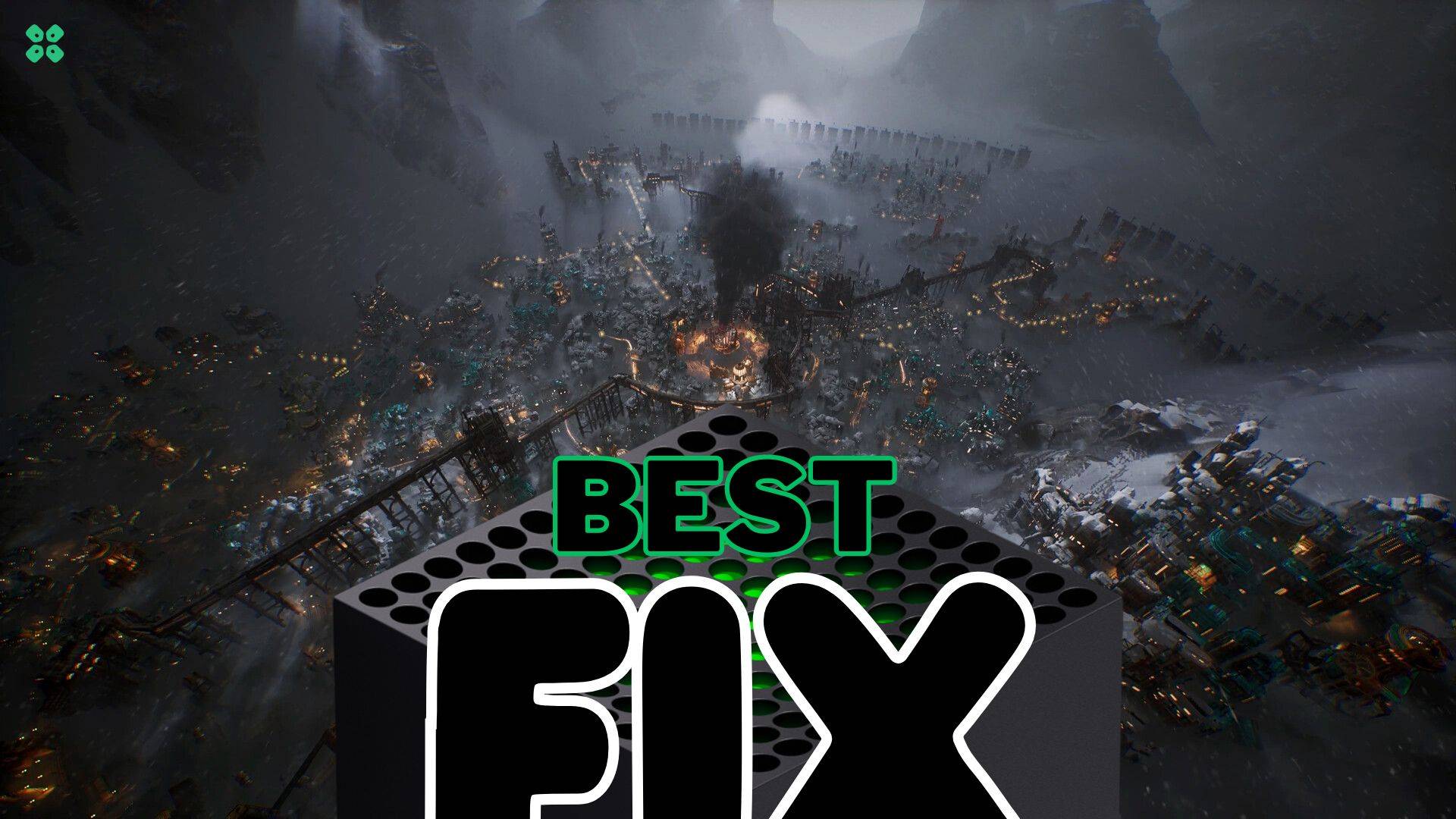 Artwork of Frostpunk2 and its fix of crashing by TCG