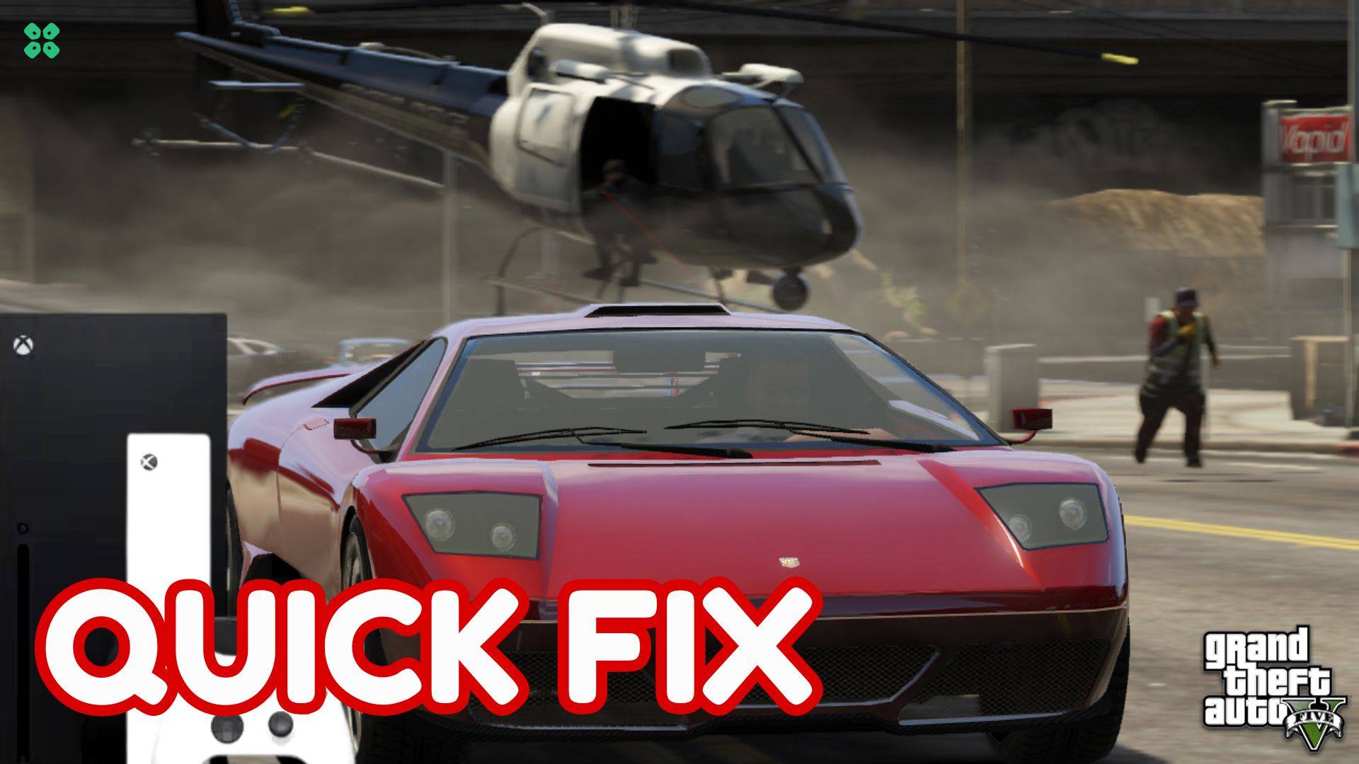 Artwork of GrandTheftAutoV and its fix of lagging by TCG